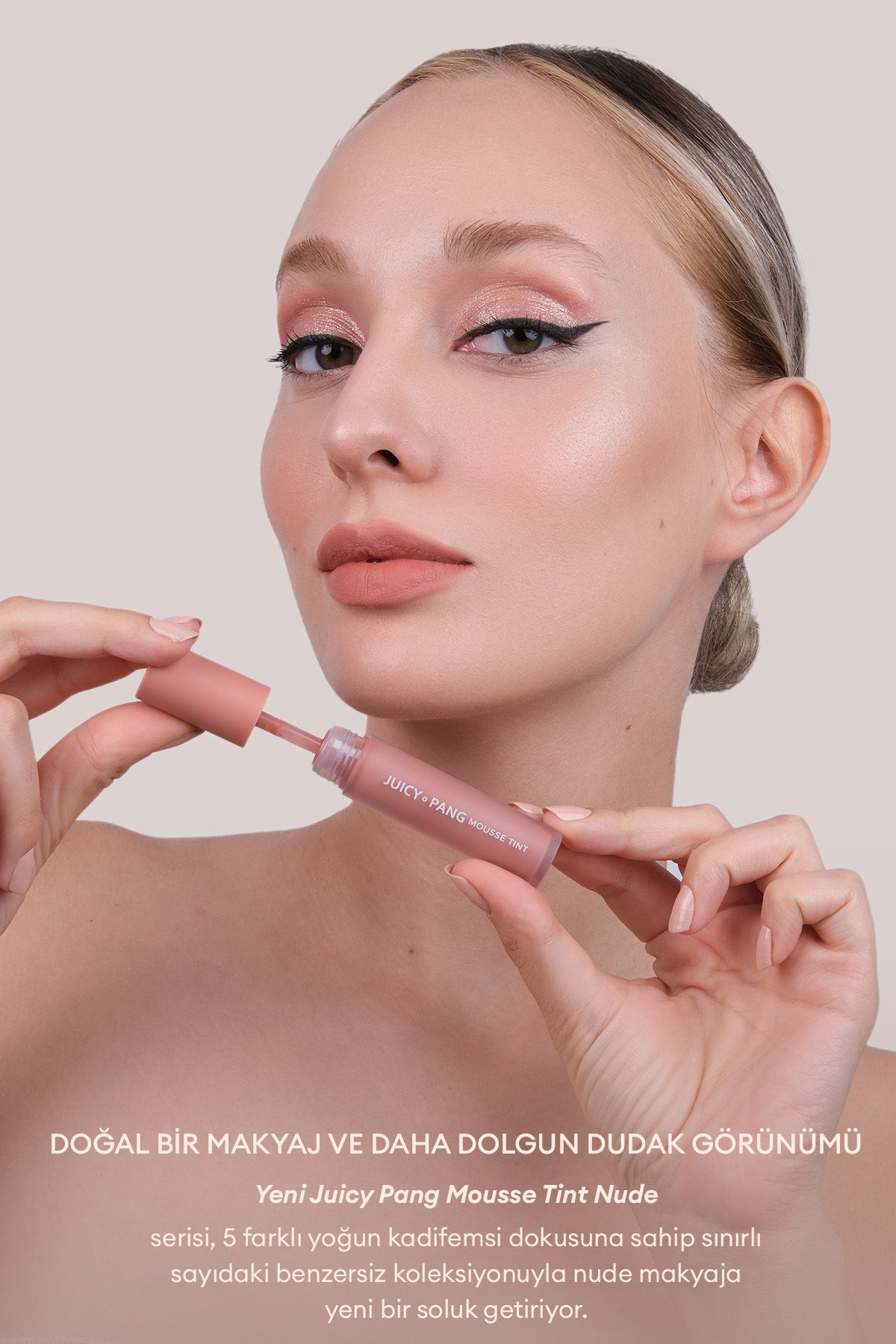 Missha Nemli Ve Pürüzsüz Görünüm Sunan Köpük Tint (nd03) A'pıeu Juicy-pang Mousse Tint Nude-4