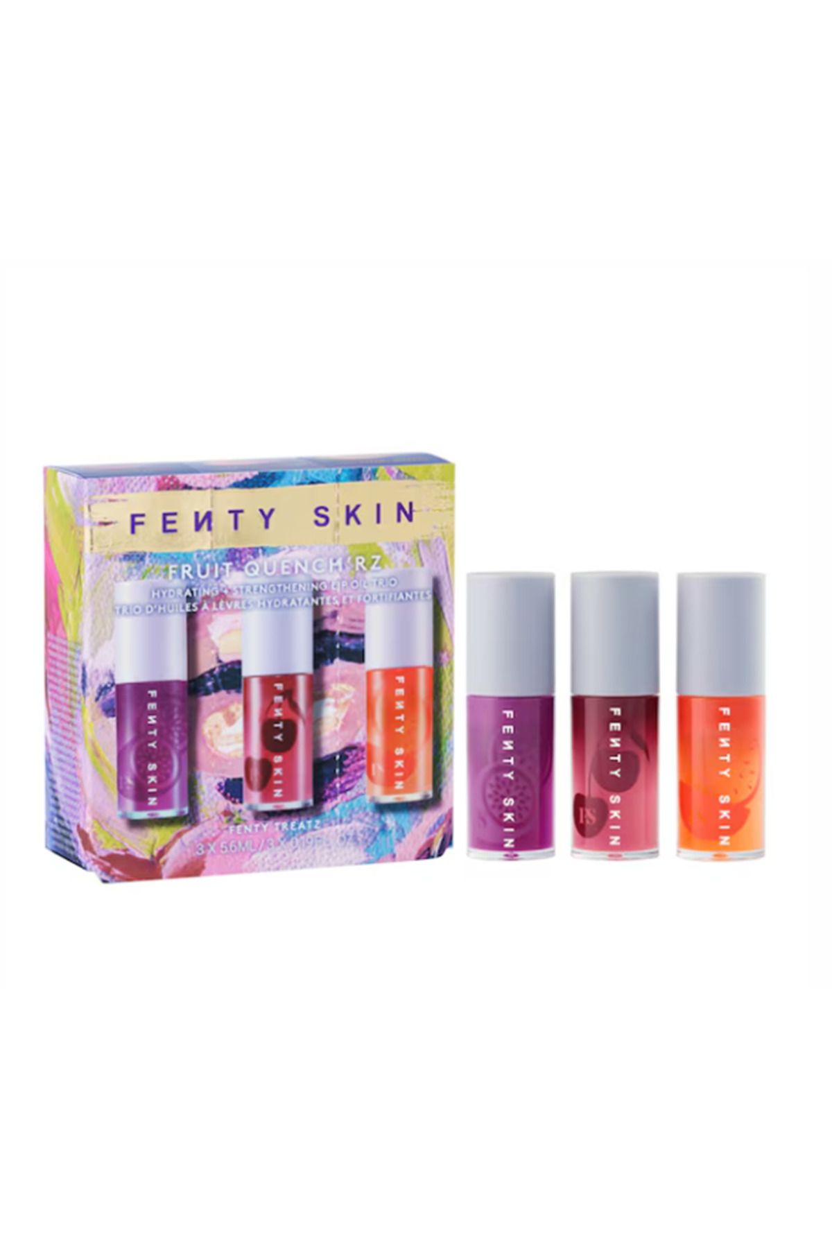 Fenty Skin-Fruit Quench'Rz - Moisturizing and Strengthening Lip Oil Triple 1
