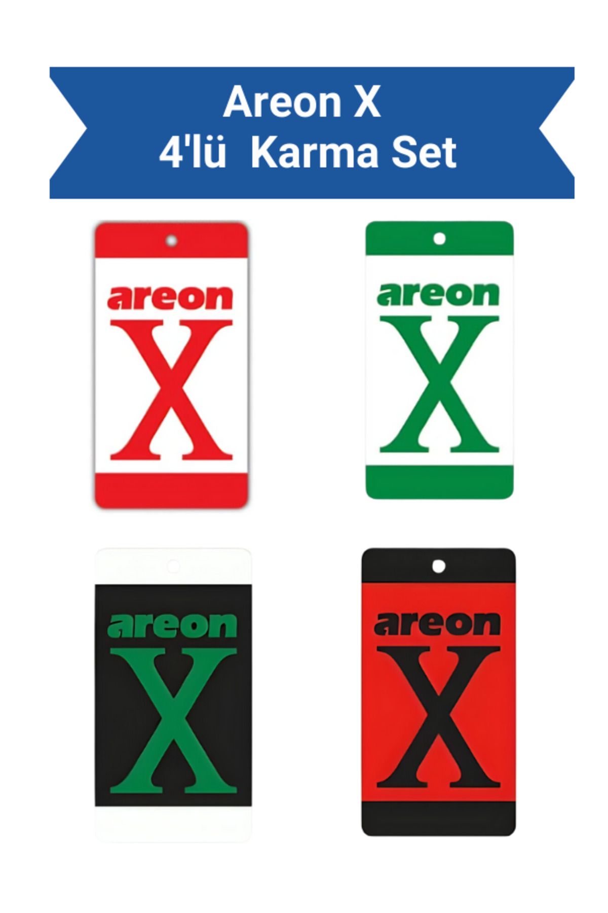 Areon X Süper Karma 4'lü Set Kalite Araç Kokuları