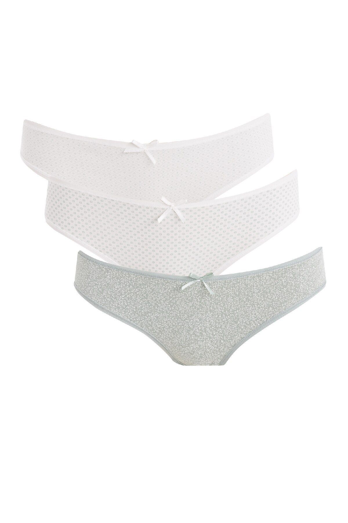 DeFacto-3 Pack Basic Slip Panties That Will Be in Love - D6401Ax24Au 1