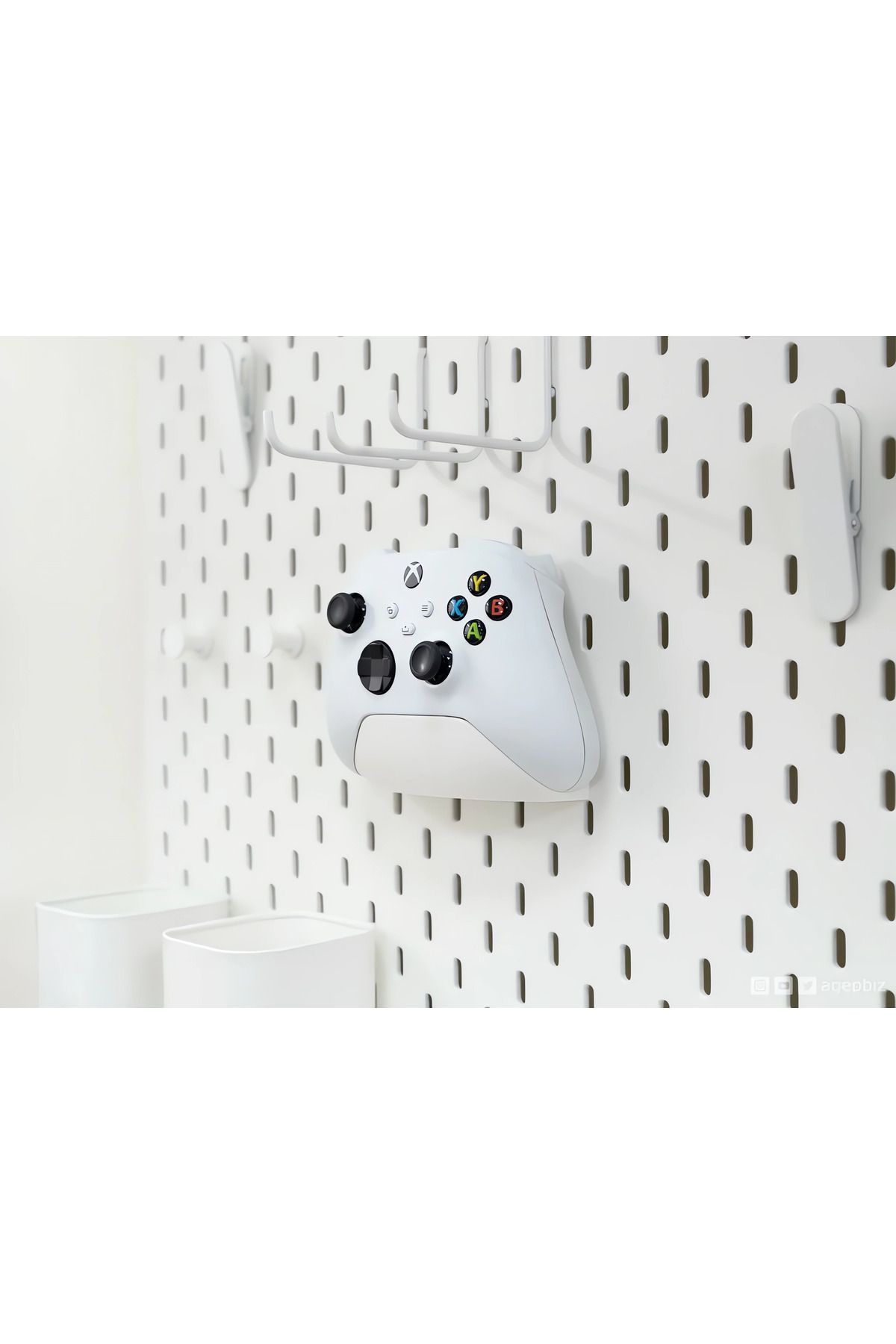 magicland Pegboard Panolar İçin Asılabilir Xbox Gamepad Standı - Duvara Monte Edilebilir Tasarım