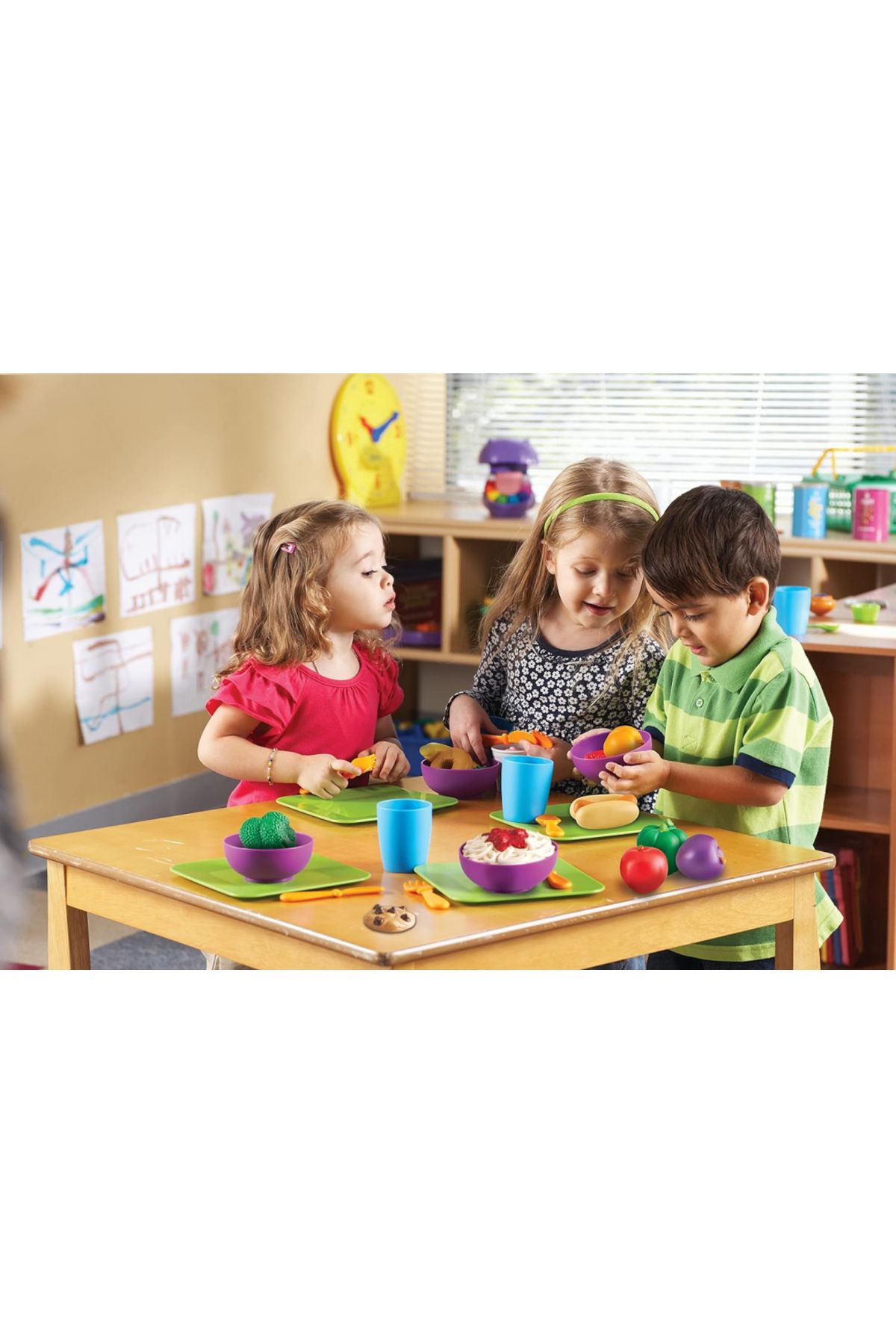 Learning Resources-New Sprouts Classroom Play Food Set-LER9723 6