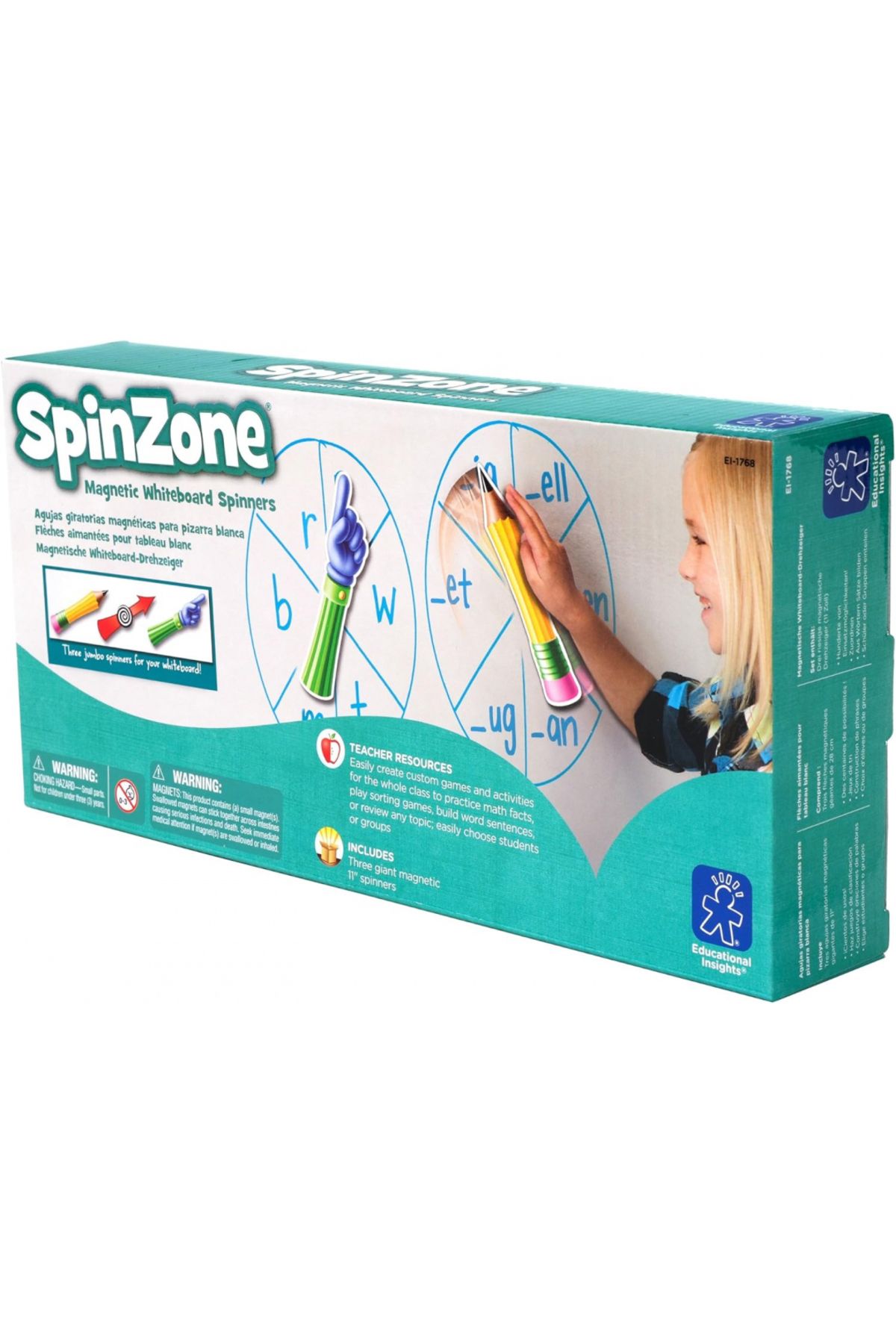 Learning Resources-M Spinzone Magnetic Front of Class Whiteboard Spinners-EI-1768 7
