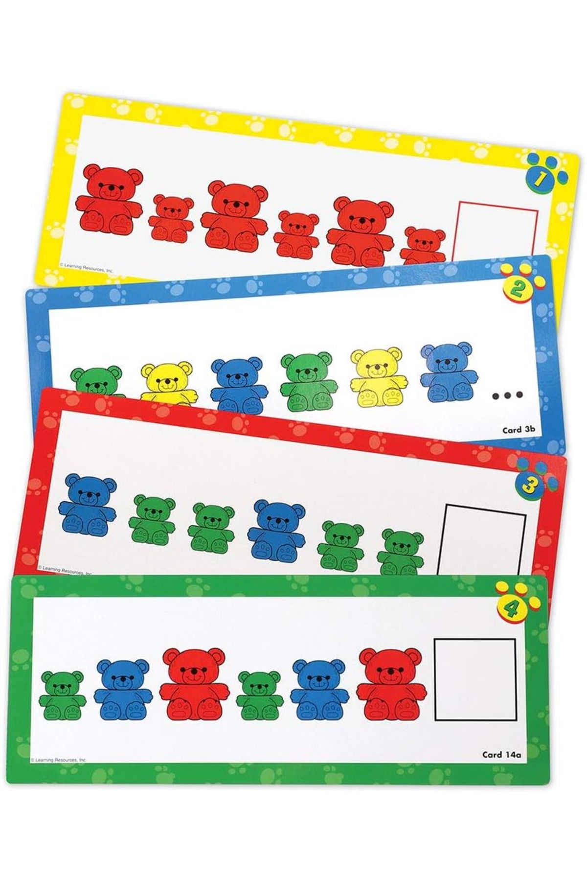 Learning Resources-Three Bear Family pattern Cards Set of 16-LER0753 4