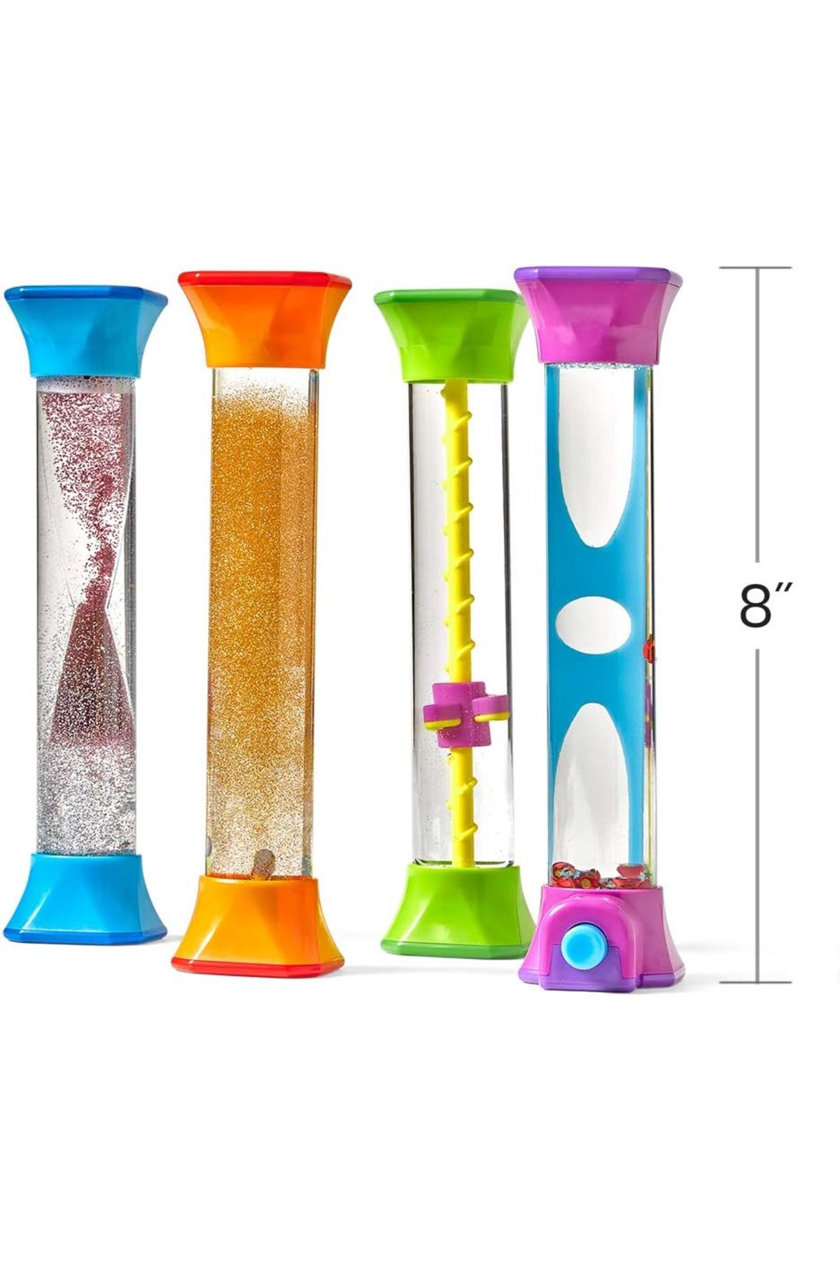 Learning Resources-Sensory Fidget Tubes, Set of 4-92419 8