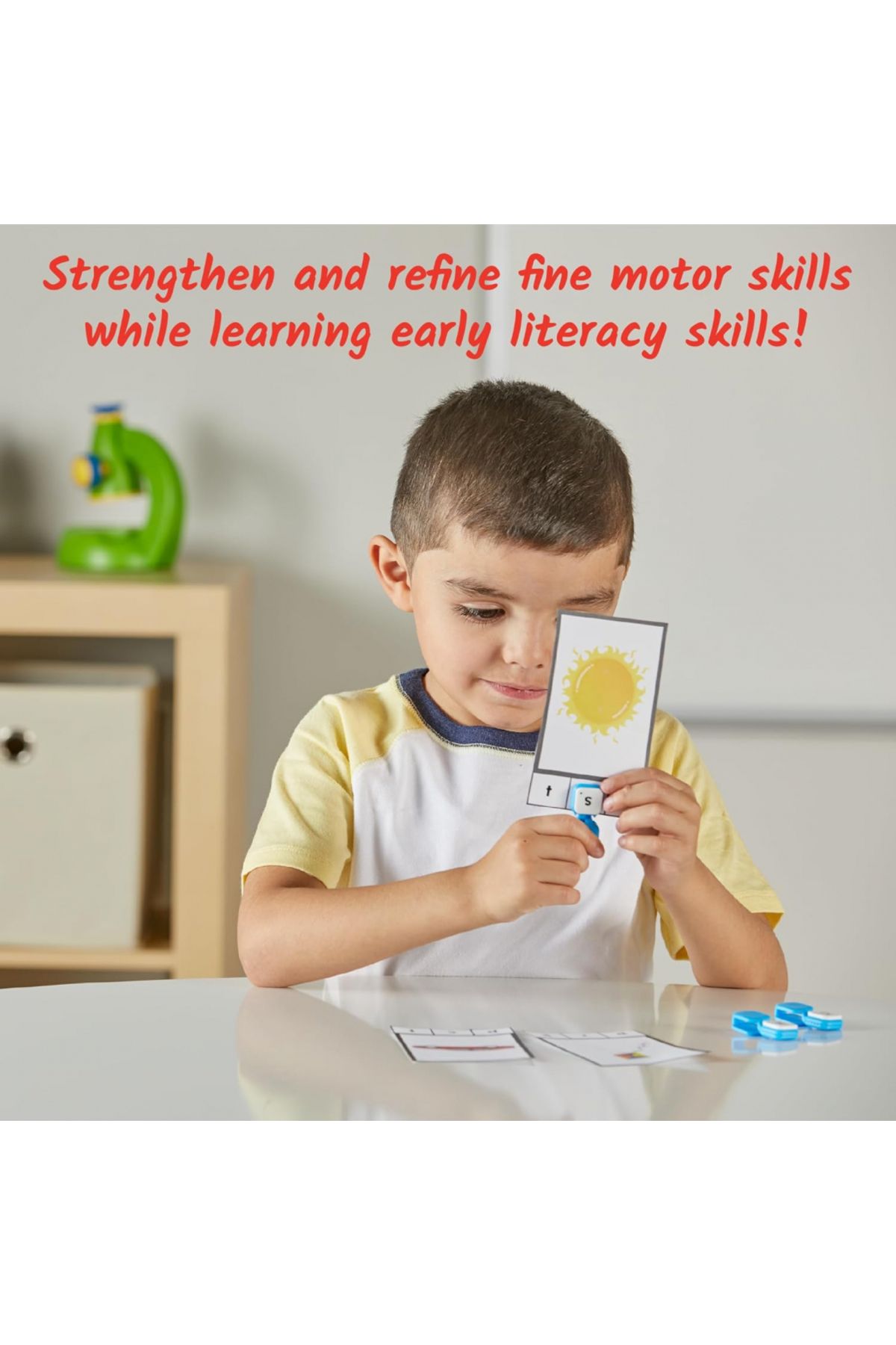 Learning Resources-Learn My Letters Fine Motor Clips-95380 5