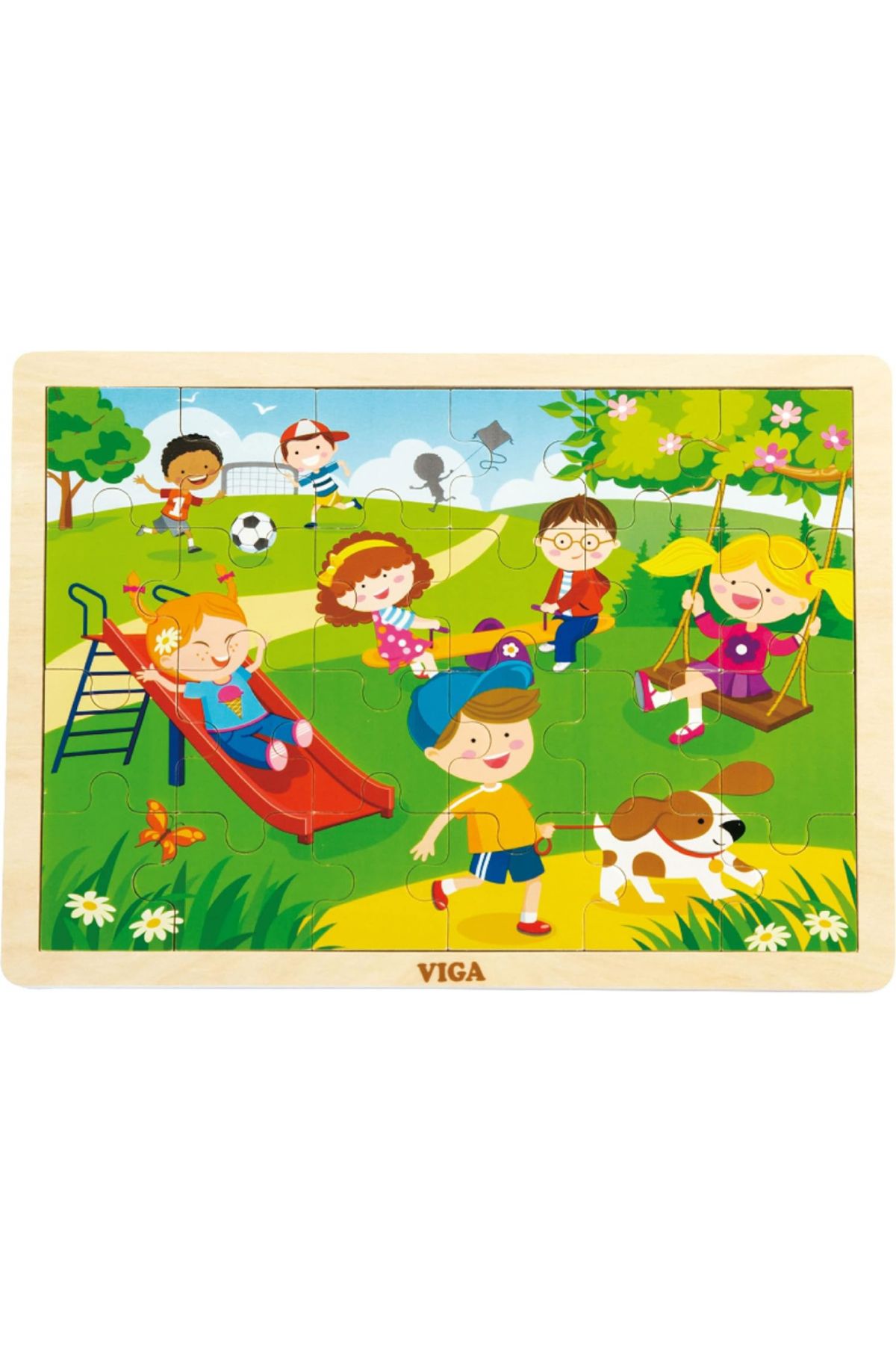 Viga-Season Puzzle Spring, Multi Color, 51269 1