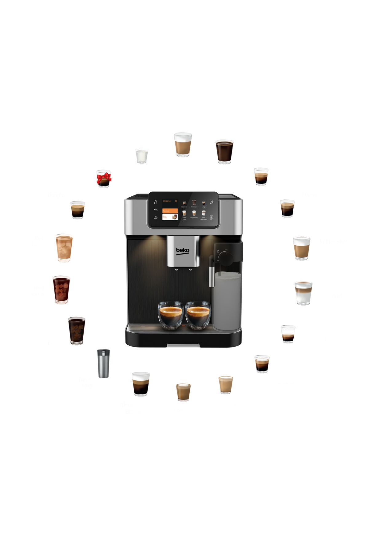 Beko CEG 7348 X CaffeExperto® Tam Otomatik Espresso Makinesi