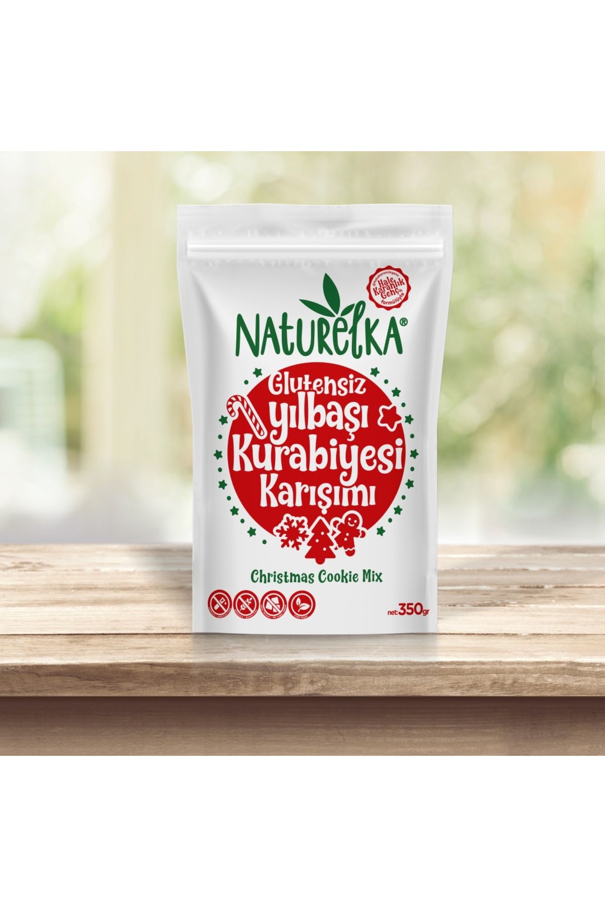 Naturelka Glutensiz Yılbaşı Kurabiyesi Karışımı 350 Gr