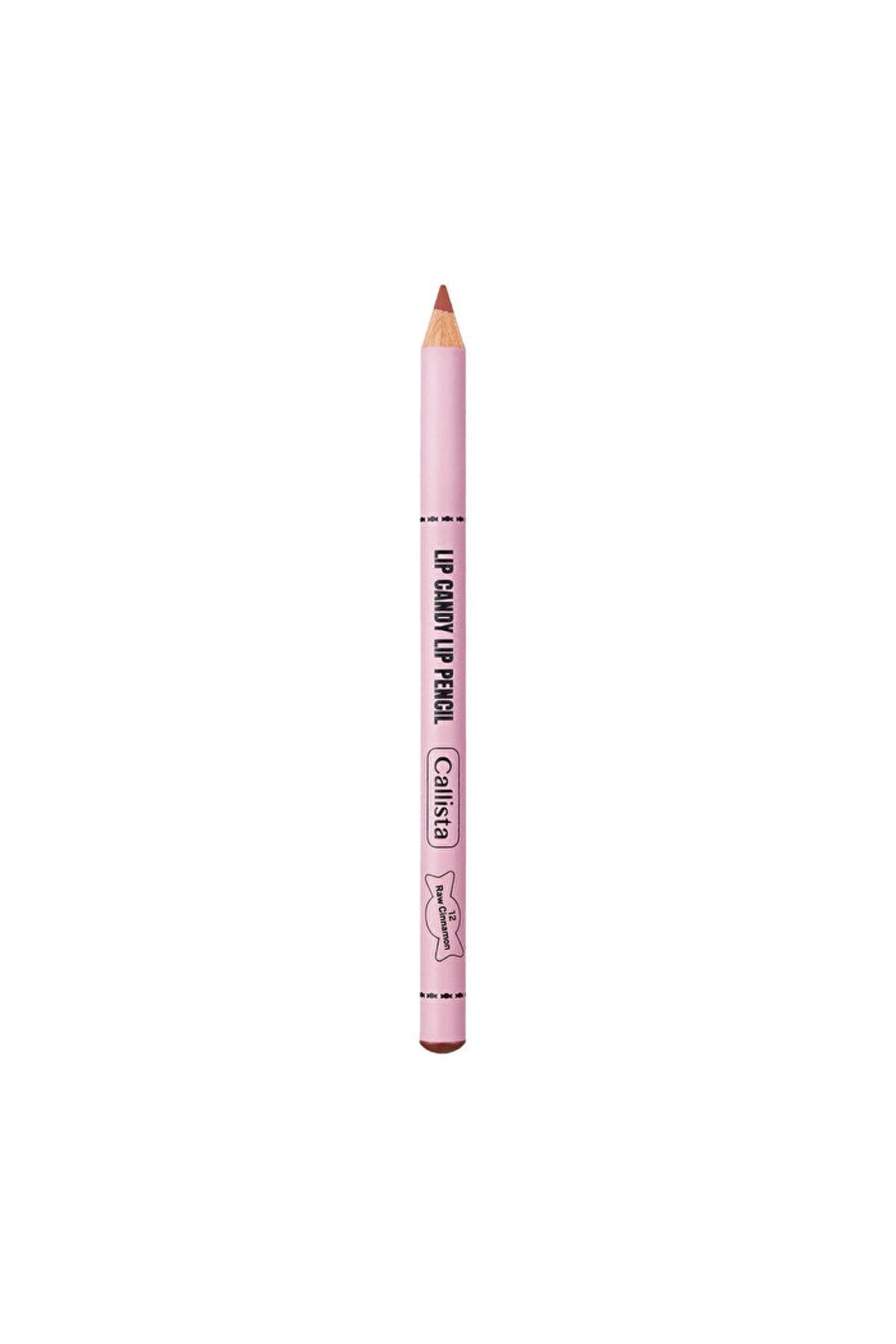 Callista Lip Candy Dudak Kalemi - 12 Raw Cinnamon Kahverengi - 1 Adet
