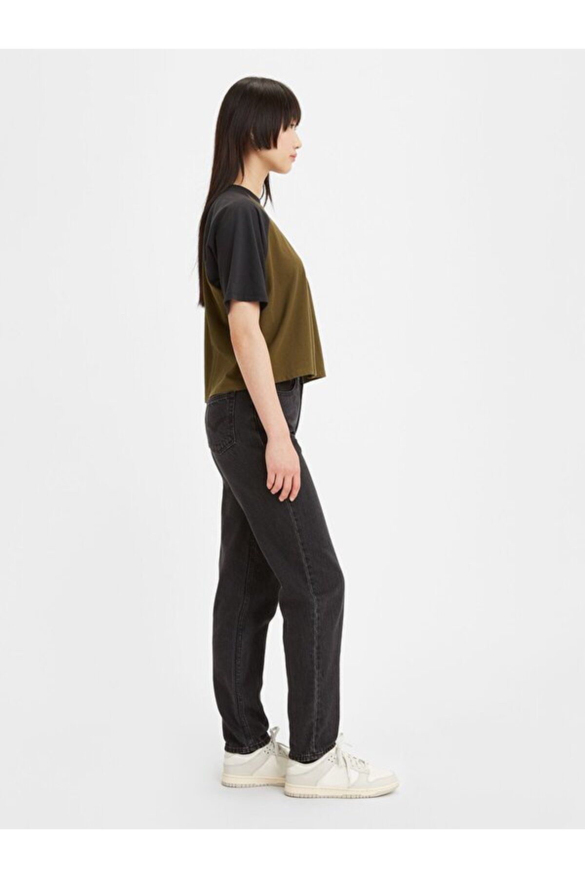 Levi's-Women's Black High Waist 80's Mom Jeans Jeans - A9385-0000 2