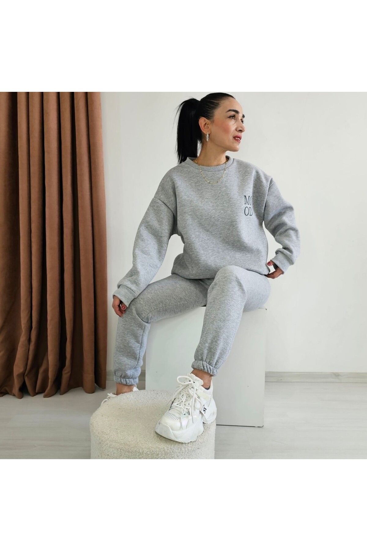Altı Üstü Butik-New Mood Print Tracksuit Set 3