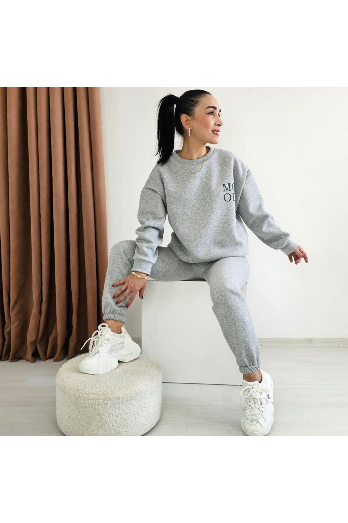 Altı Üstü Butik-New Mood Print Tracksuit Set 4