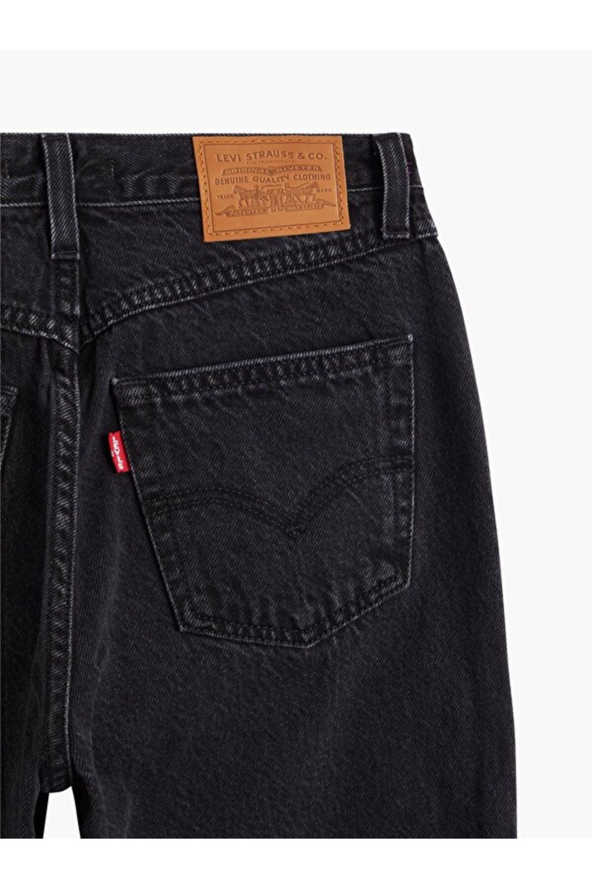 Levi's-Women's Black High Waist 80's Mom Jeans Jeans - A9385-0000 7