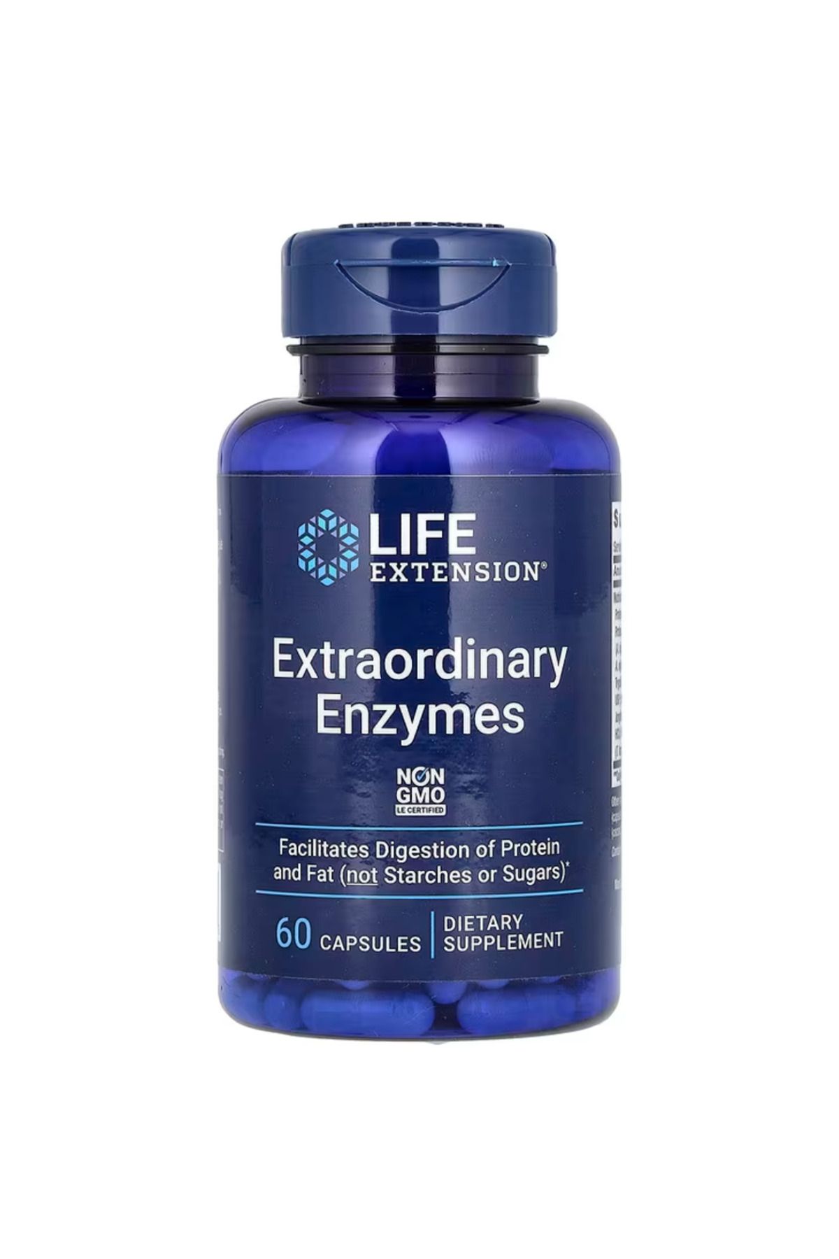 Life Extension , Extraordinary Enzymes, 60 Capsules us.menş345