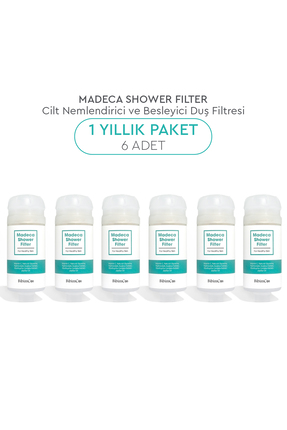 Bibimcos Madeca Shower Filter - Cilt Nemlendirici ve Besleyici Duş Filtresi 6...