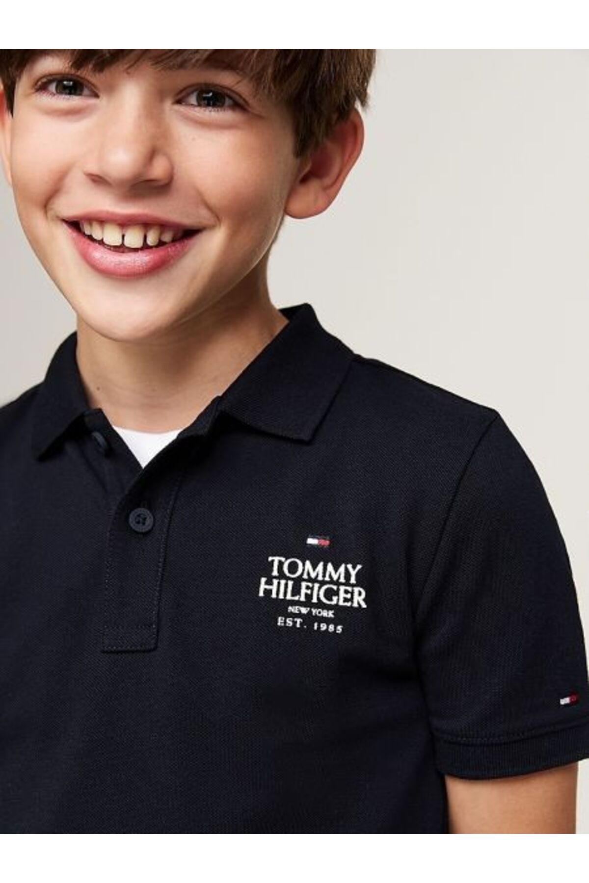 Tommy Hilfiger-Polo T-shirt - Black - Regular fit 4