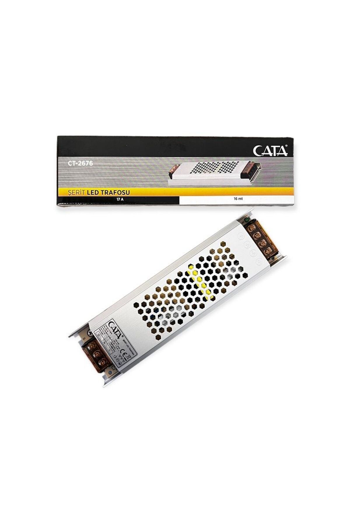 Cata 17a Led Trafosu (SÜPER SLİM - FANSIZ) (200W)