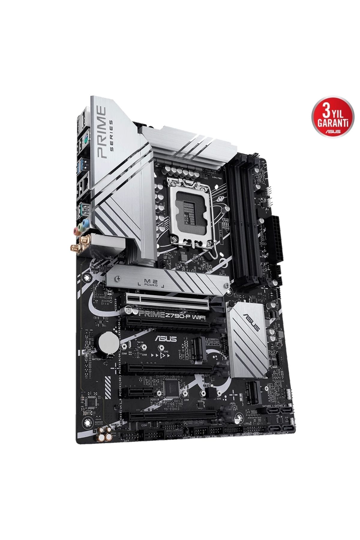 ASUS-Prime Z790-p Wifi Intel Z790 LGA1700 DDR5 7200 DP HDMI 3x M2 Usb3.2 Ax Wifi BT Aura RGB 2.5GB 4