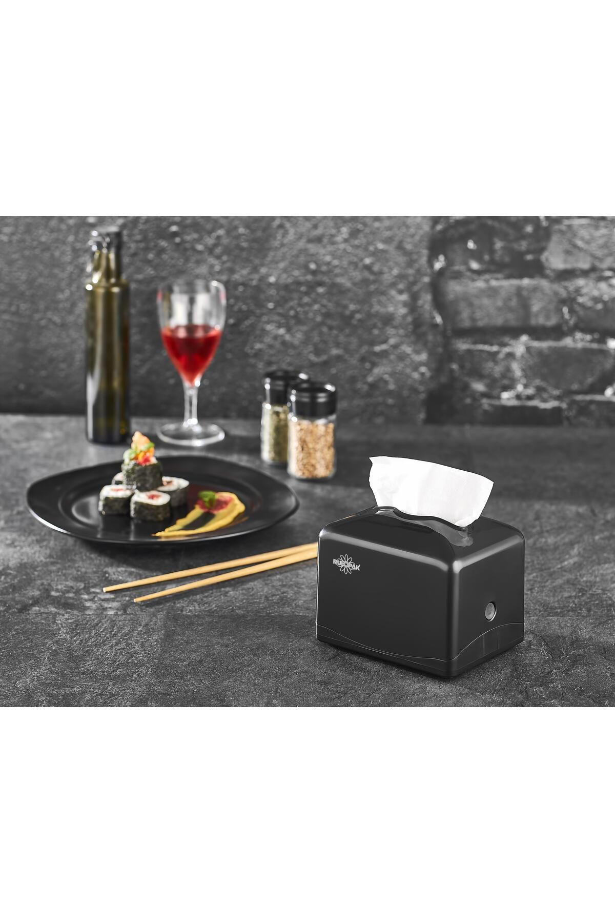 Rulopak-Μαύρο Tekçek Mini Dispenser χαρτοπετσέτας 2