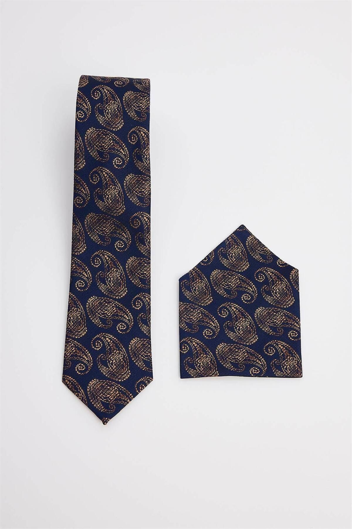 Tudors-Classic Pocket Handkerchief Patterned Tie 4