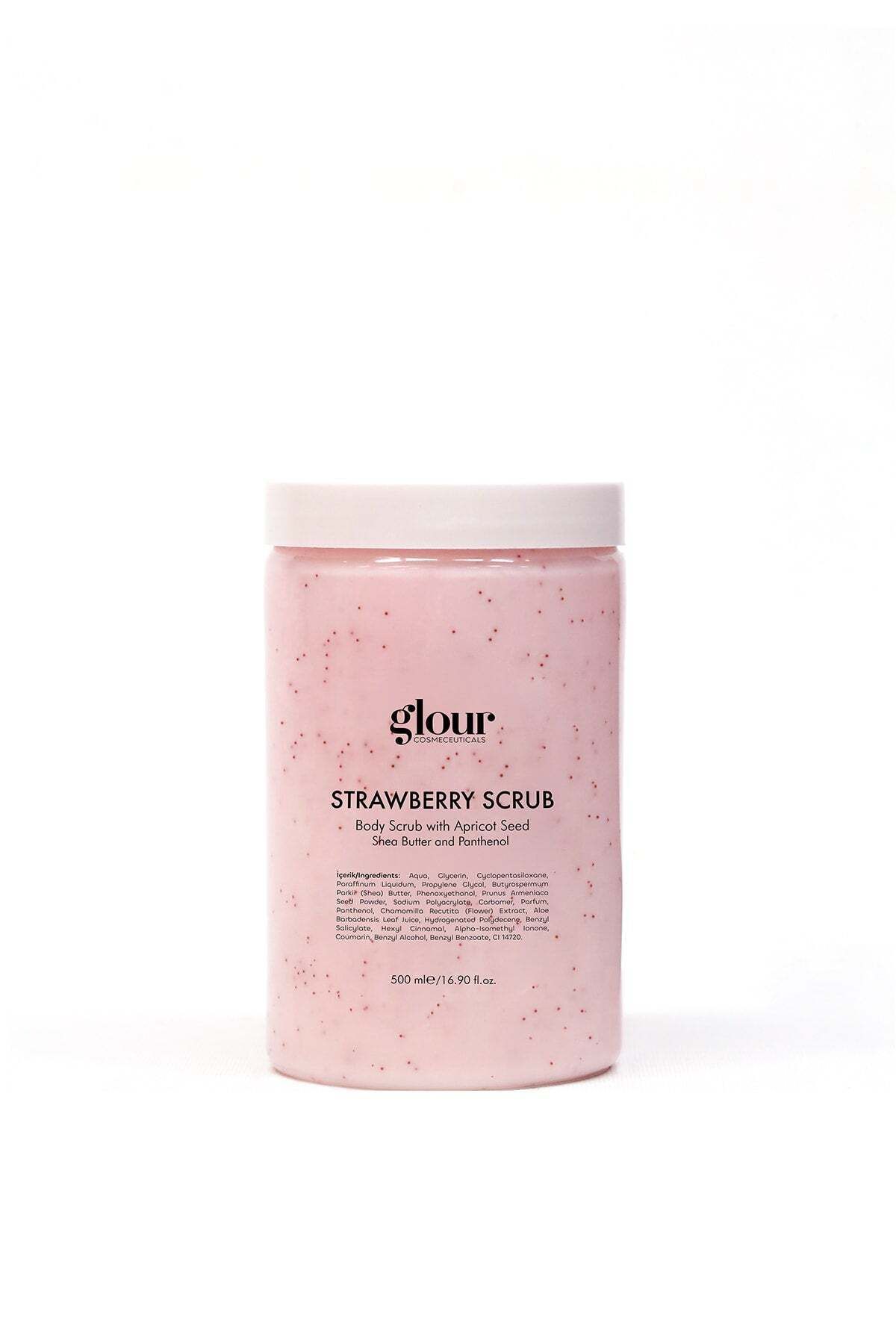 GLOUR Scrub Capsuni 500 Ml - One Size