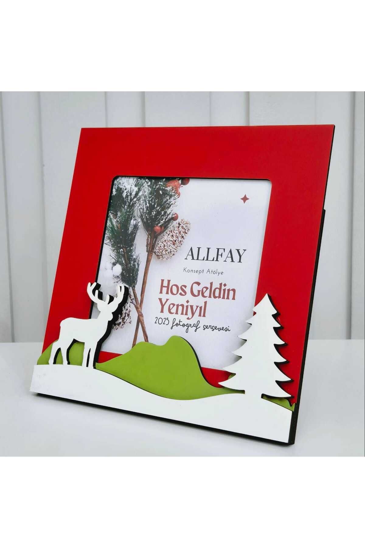 AllFayLazer-New Year Christmas Gift Student Wooden Frame Picture and Photo Frame 2