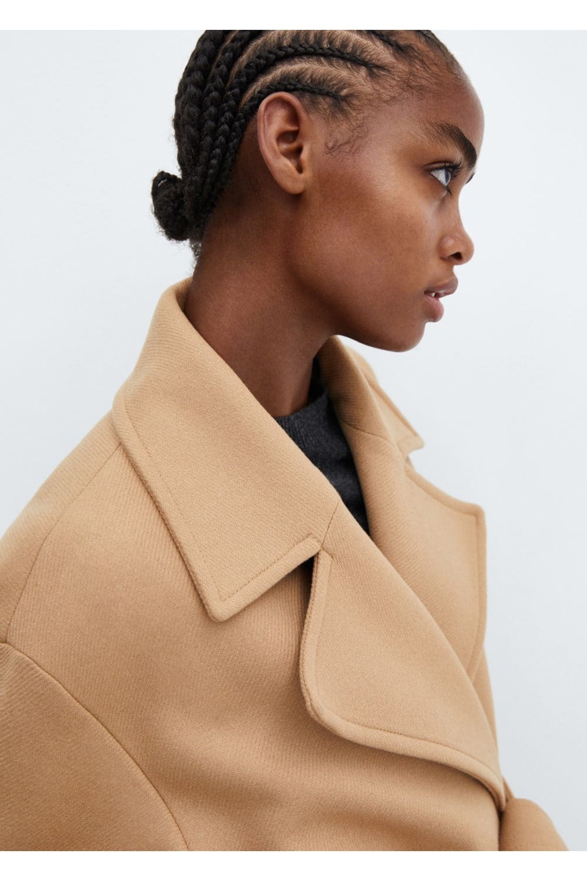 MANGO Woman-Maxi Flap Manteco Wool Coat 8
