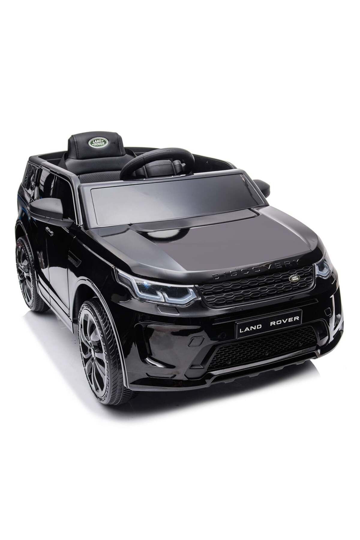 Chipolino-Masinuta Chipolino SUV Land Rover Discovery cu scaun din piele si roti EVA black 11