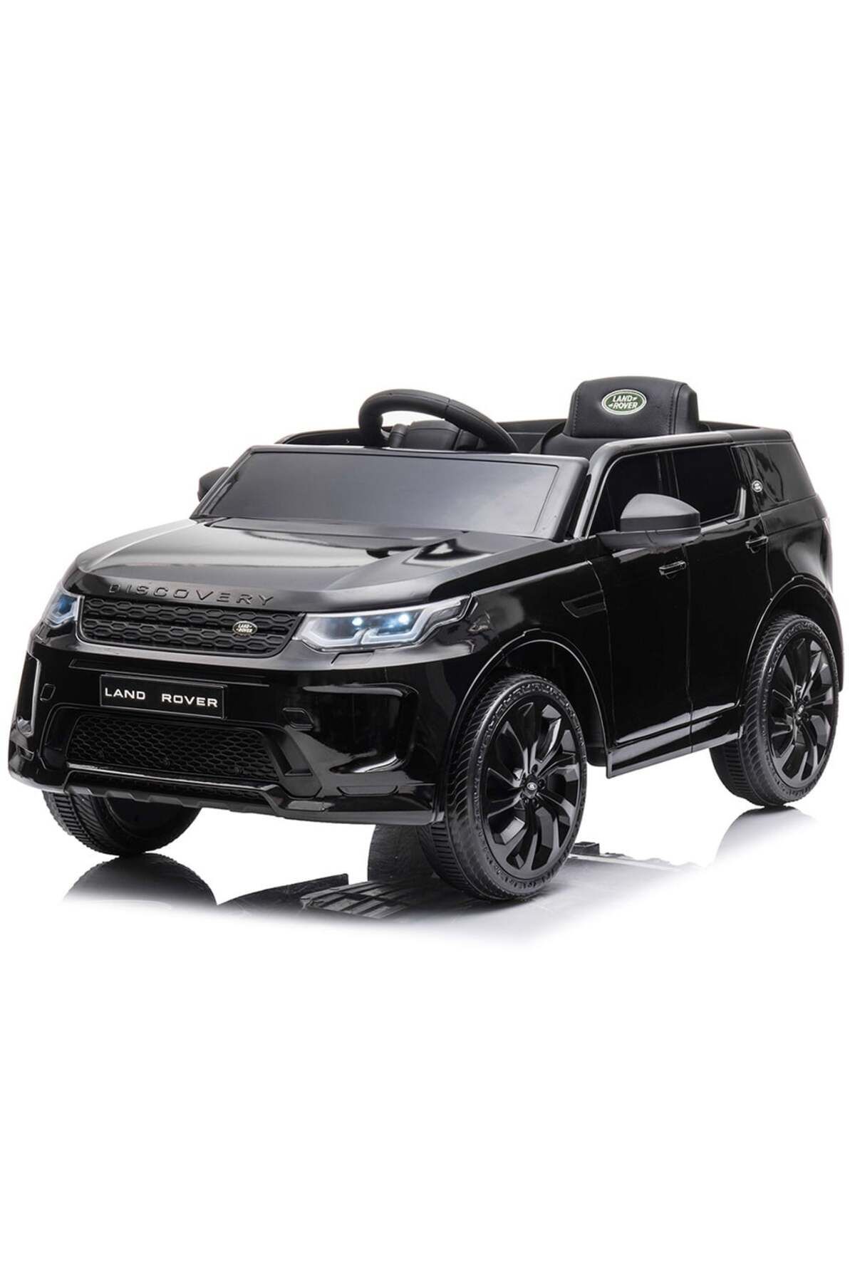 Chipolino-Masinuta Chipolino SUV Land Rover Discovery cu scaun din piele si roti EVA black 16