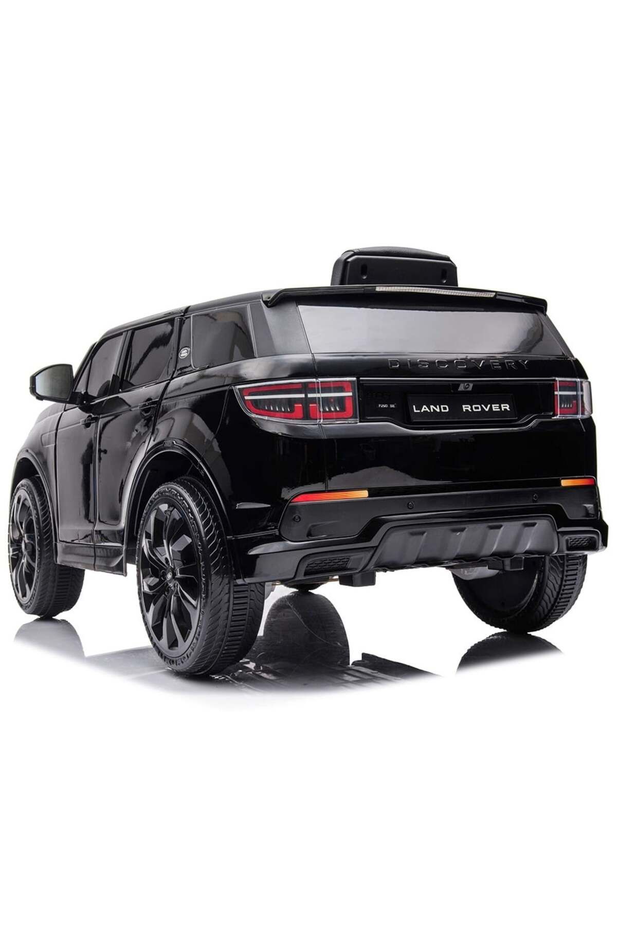 Chipolino-Masinuta Chipolino SUV Land Rover Discovery cu scaun din piele si roti EVA black 12