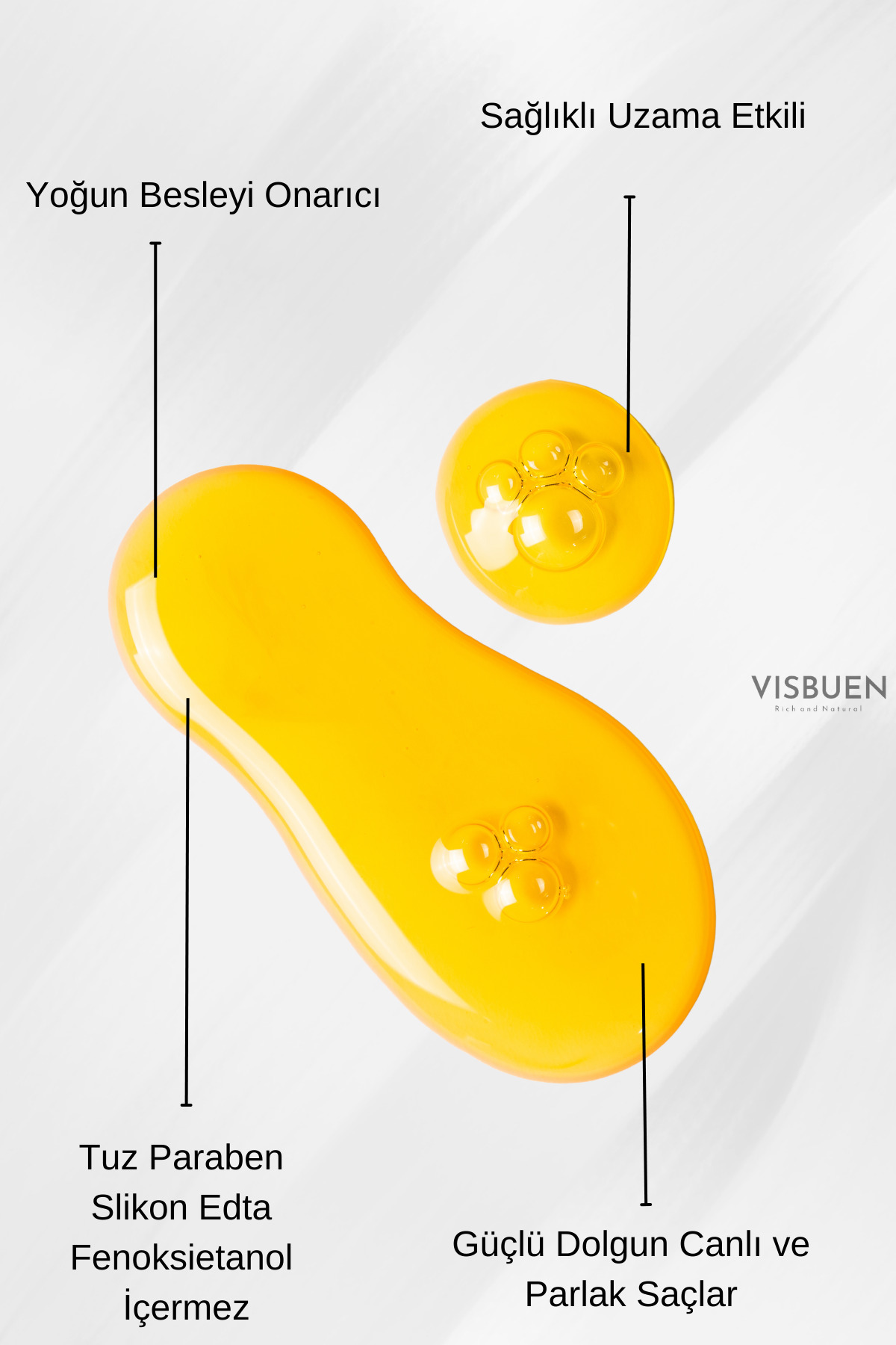 Hint Yağı Hızlı Saç Uzatma Ve Besleyici Güçlendirici Etkili Şampuan Serum Seti — HintSet — تصویر 4 از 7