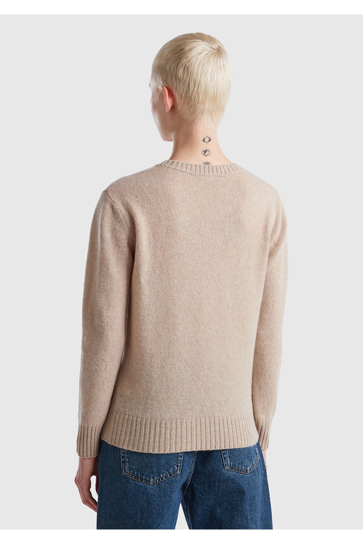 United Colors of Benetton-Benetton Crew Neck Shetland Sweater 3