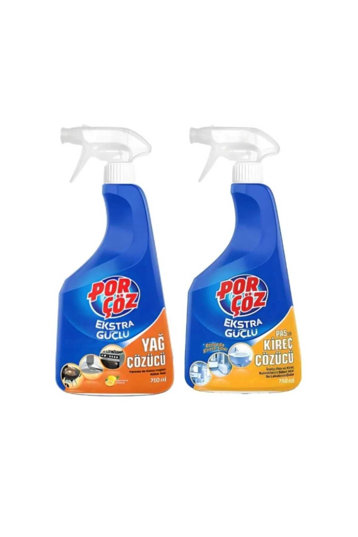 Porçöz Yag Sprey + Kırec Sprey 750 Ml Porçöz