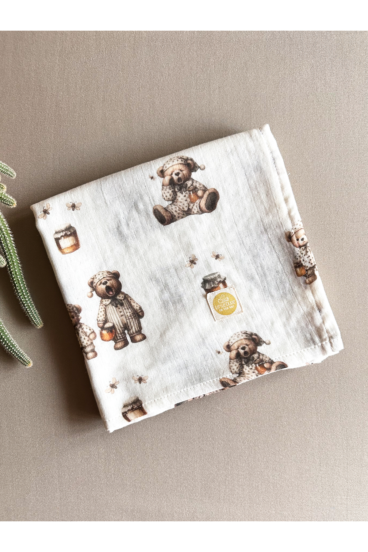 Little Dude %100 Organik Pamuk Çift Katlı Müslin Örtü-100m*100cm fotoğrafı 3 (önizleme)