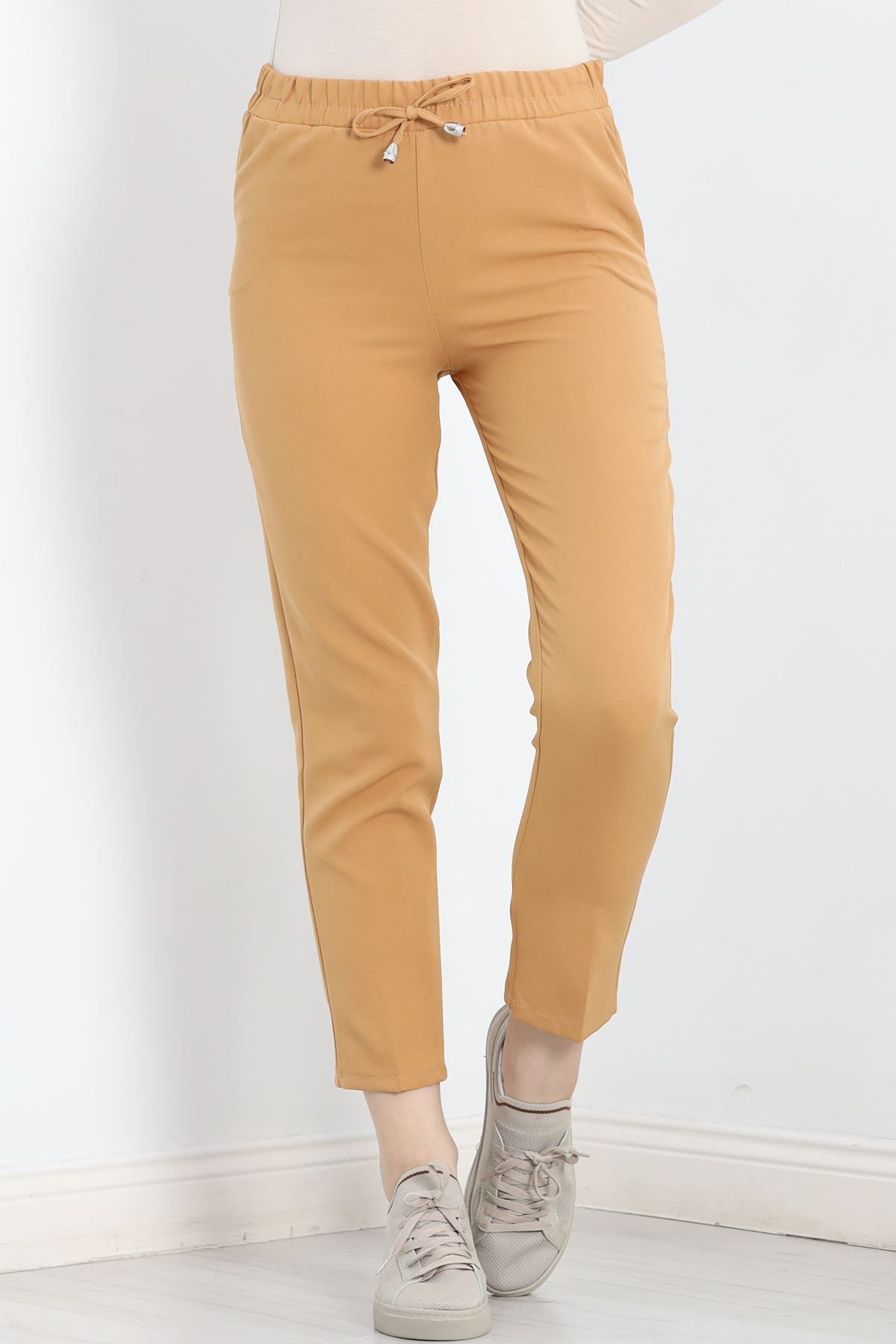 NOBLESTYLE-Sütlükkahve Dobıl Lace-Up Trousers - 20138.1884. 5