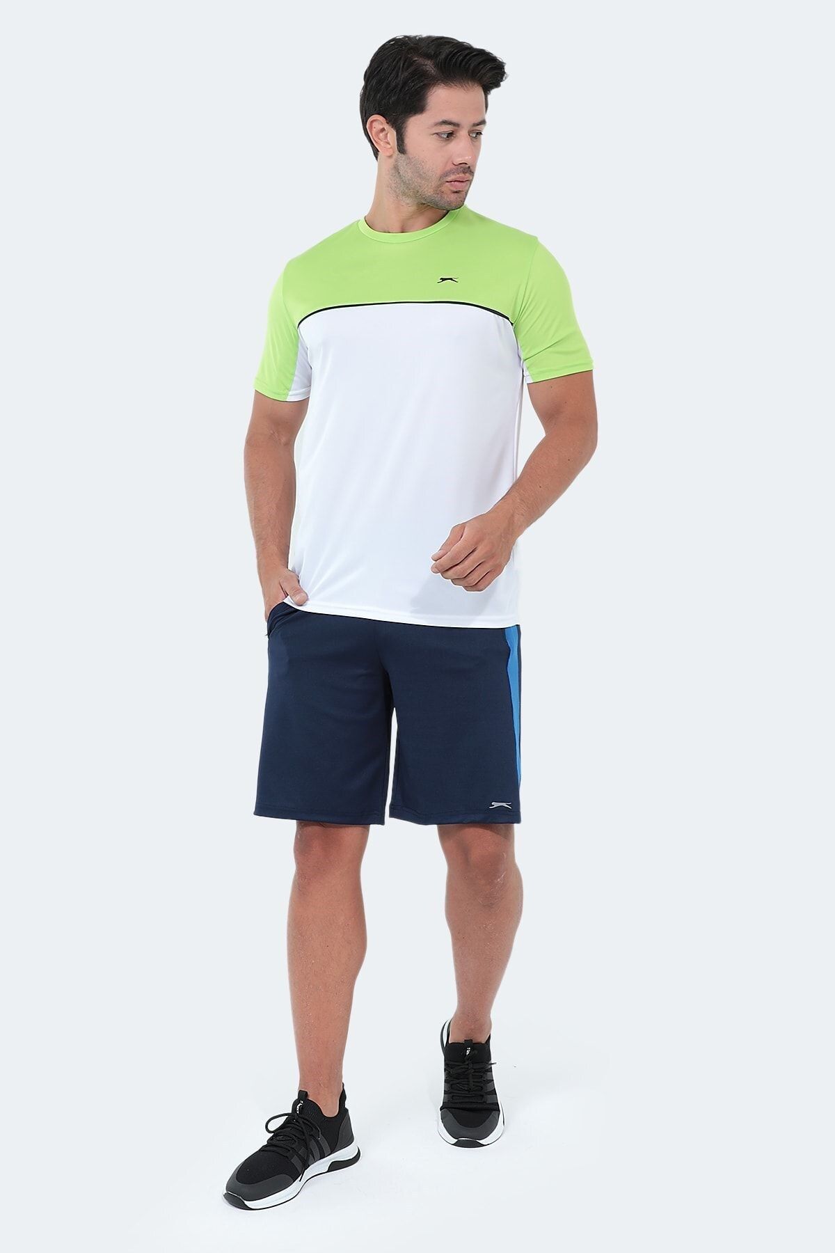 Slazenger Rahat Kesim Cepli Erkek Spor Şort Lacivert