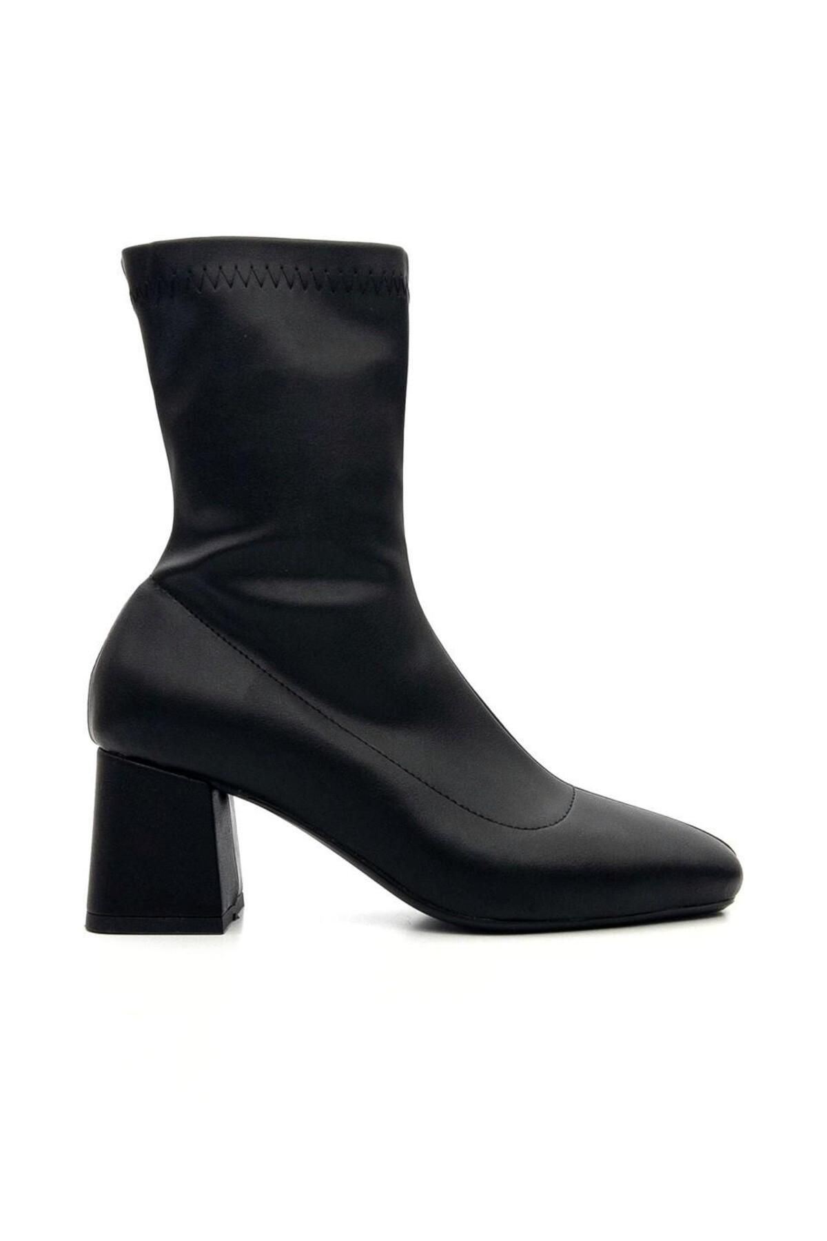 potinonline Ghete De Damă K900, Cu Vârf Tocit, Cu Toc Gros Elastic Femeie - 39