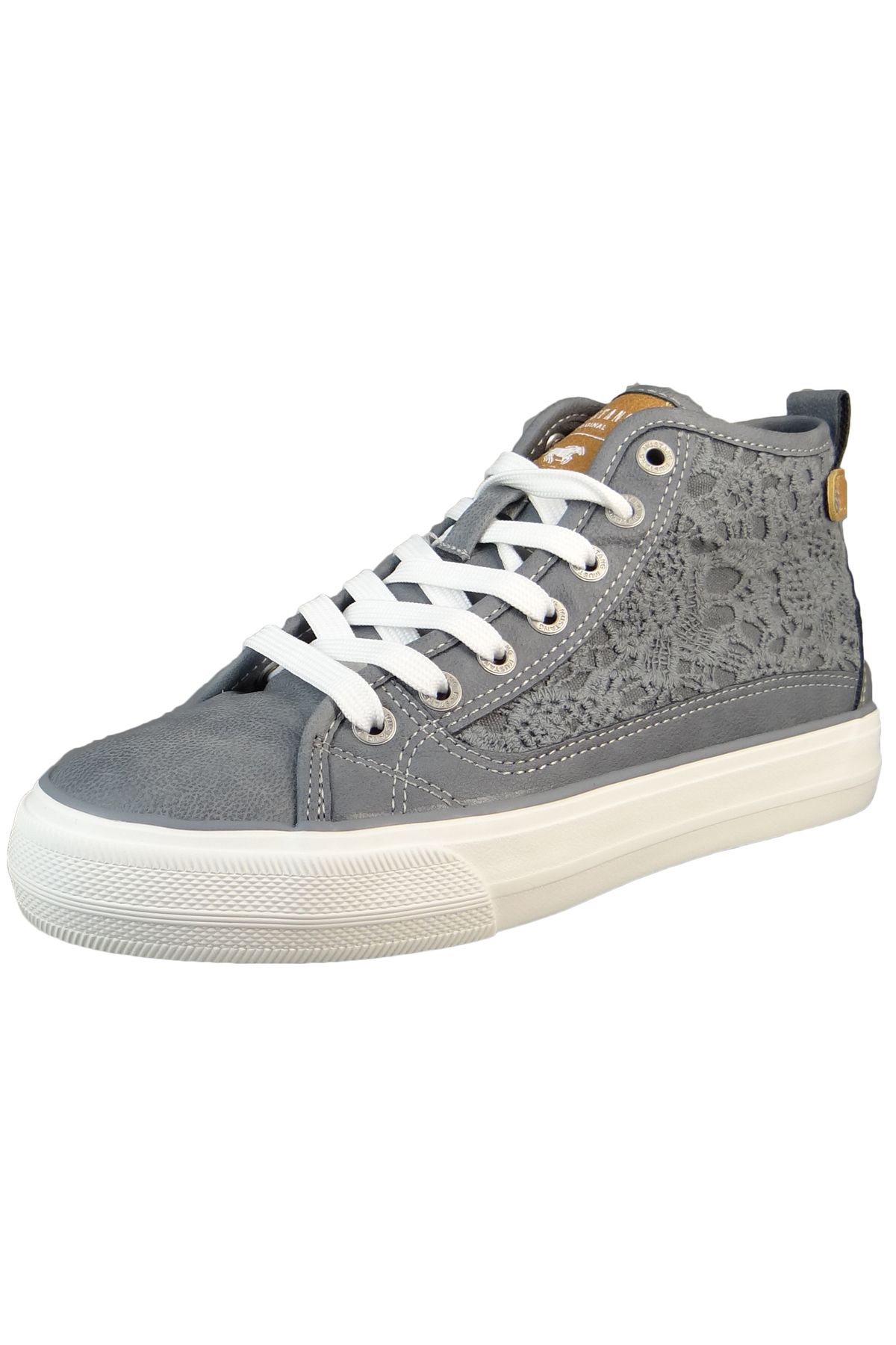 Mustang-Damen High Sneaker High Top 1272502 Blau 875 Sky Textil/Synthetik 1