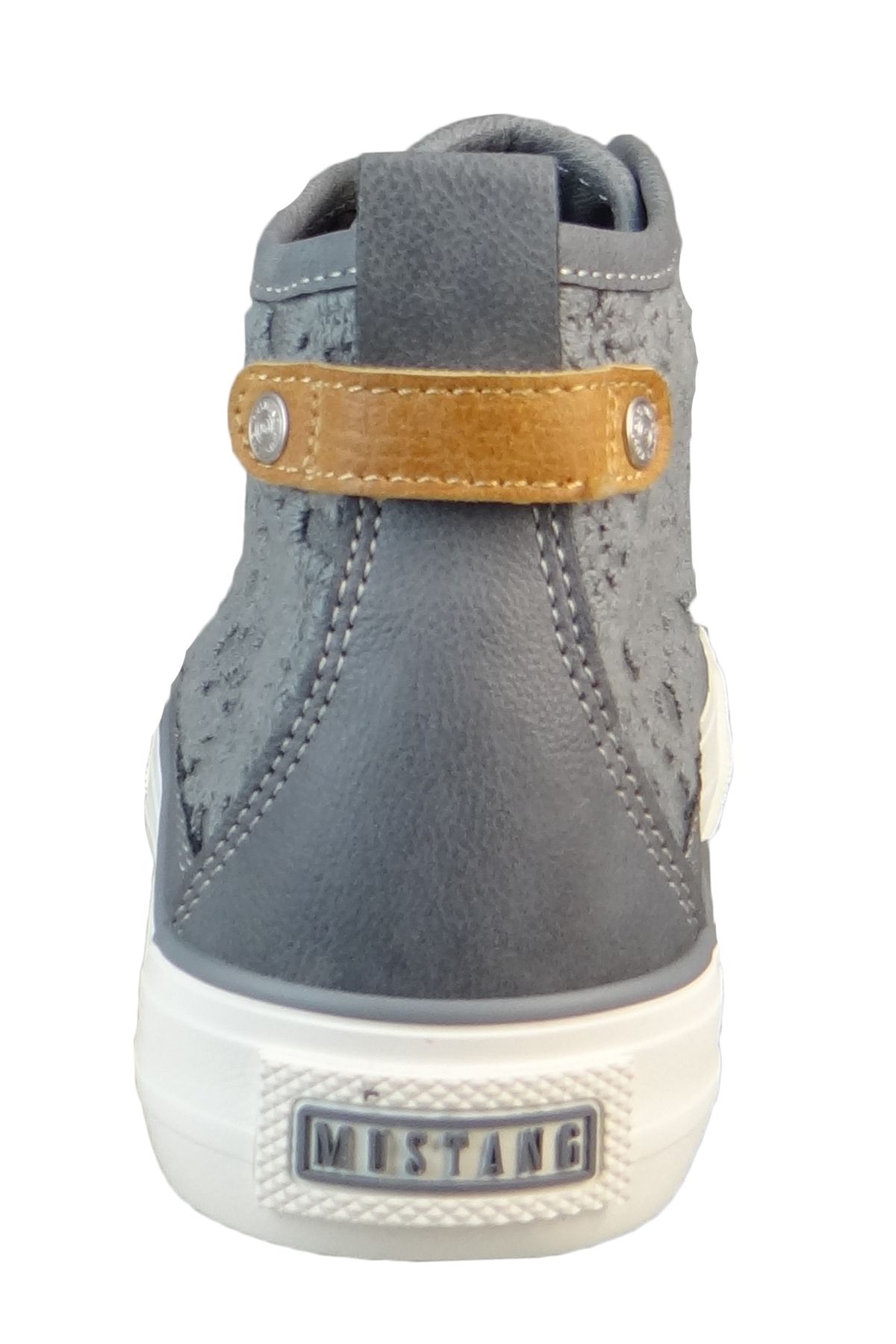 Mustang-Damen High Sneaker High Top 1272502 Blau 875 Sky Textil/Synthetik 4