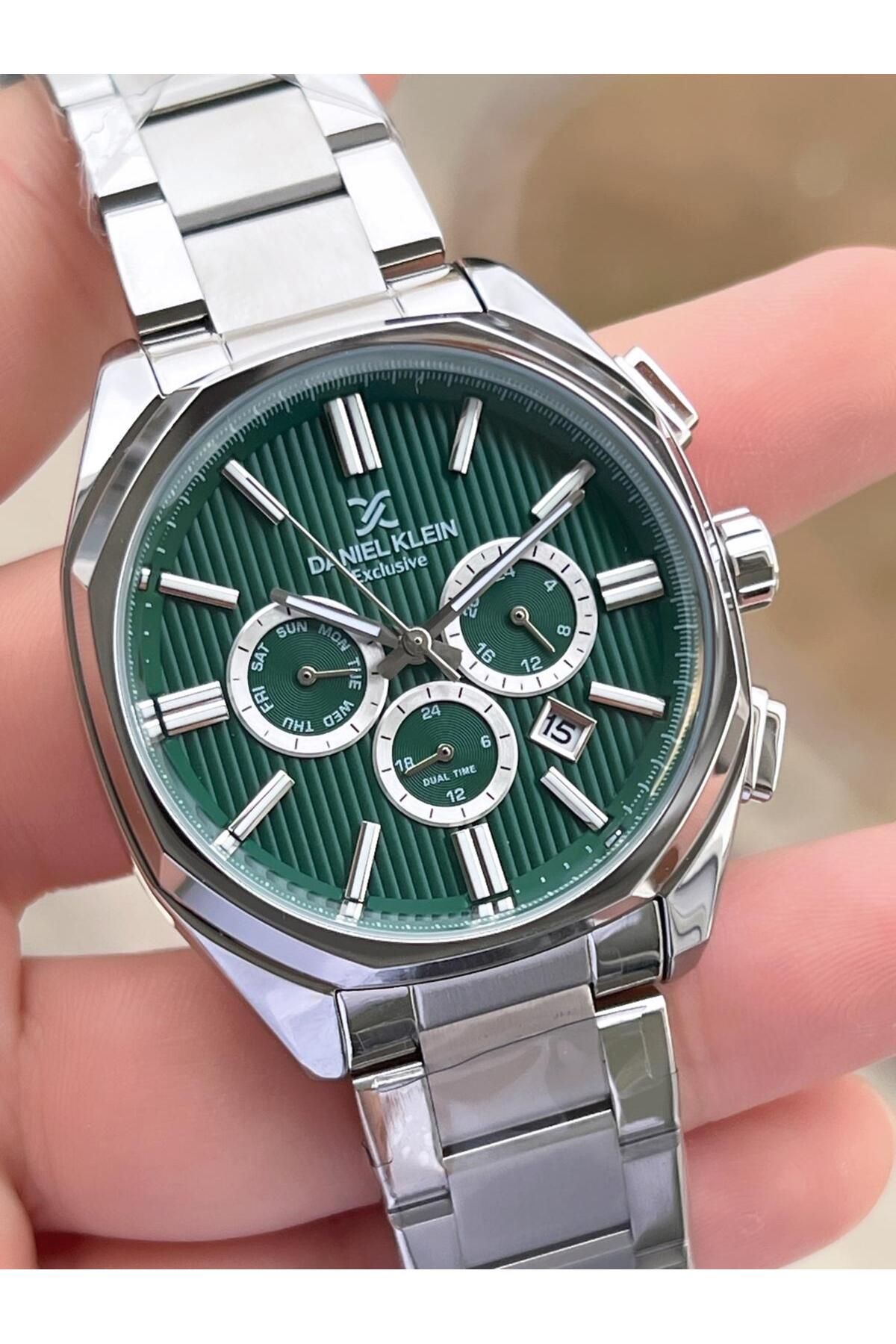 Daniel Klein-Men Wrist Watch with Inner Functions Active 30 Mt Water Resistant Fdk.10004F3 4