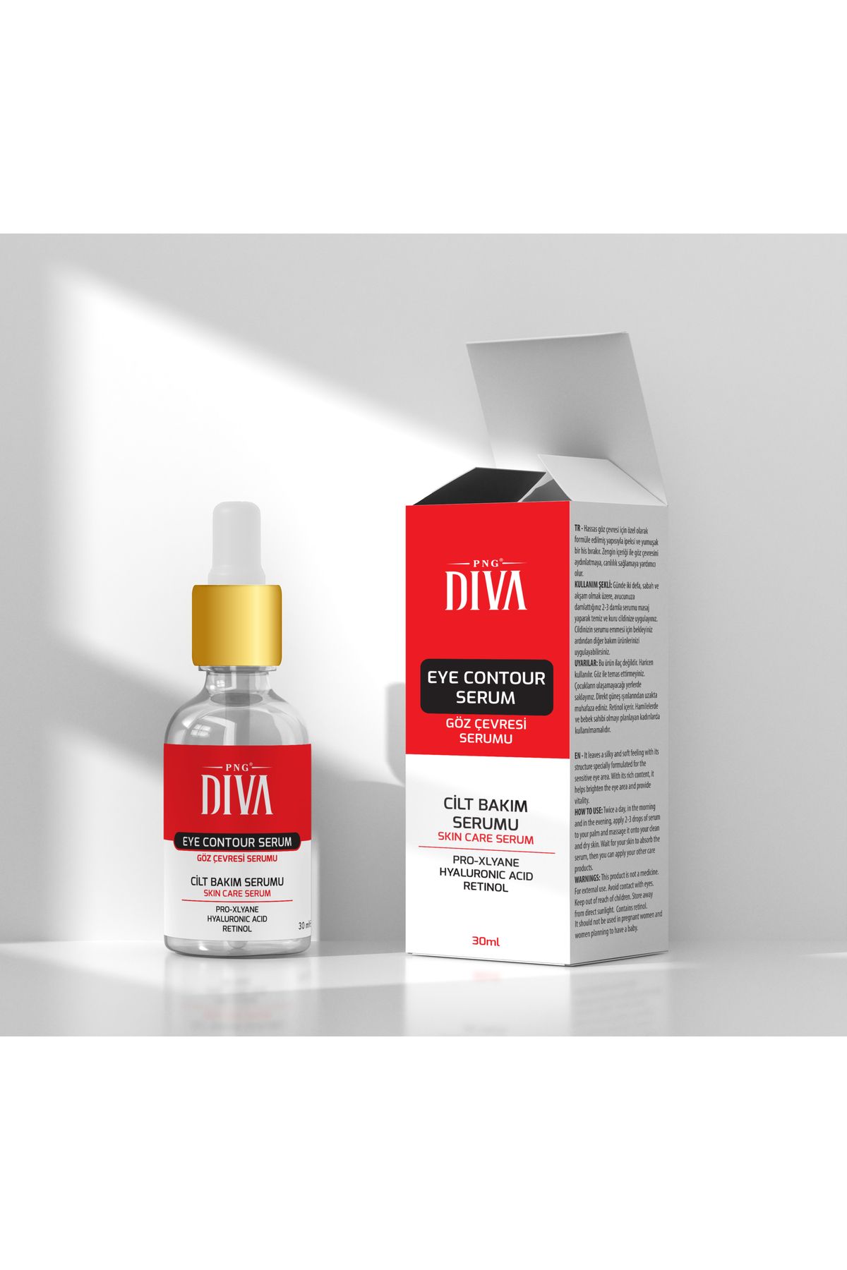 PNG DIVA Eye Contour Serum 30 Ml. Göz Bakım Serumu