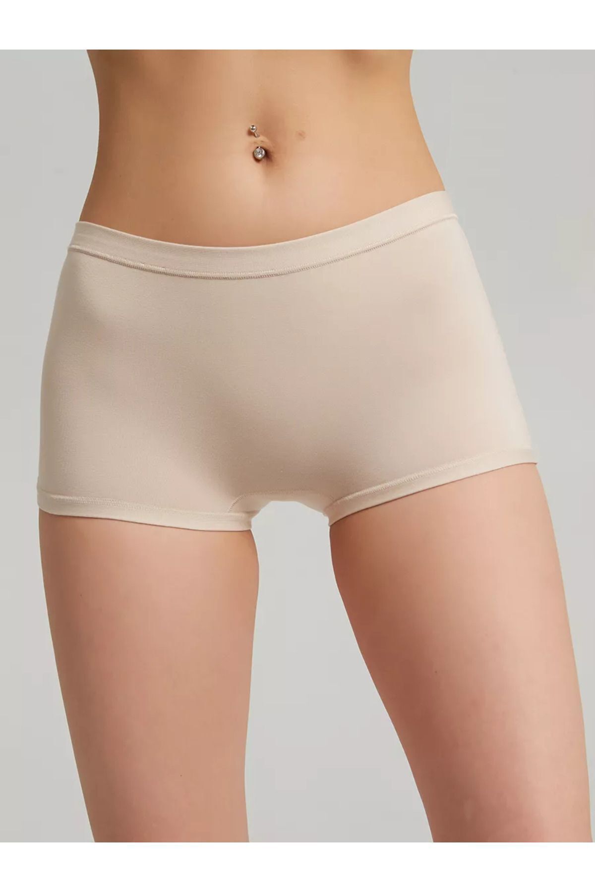 MİSTİRİK Moncorno Model Cool & Comfort Toparlayıcı İz Yapmayan Seamless Örme Boxer Ten Renk