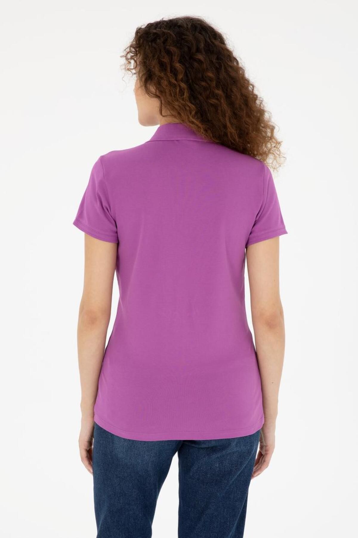 U.S. Polo Assn.-Women's Basic Polo Neck T-Shirt 1805514 6