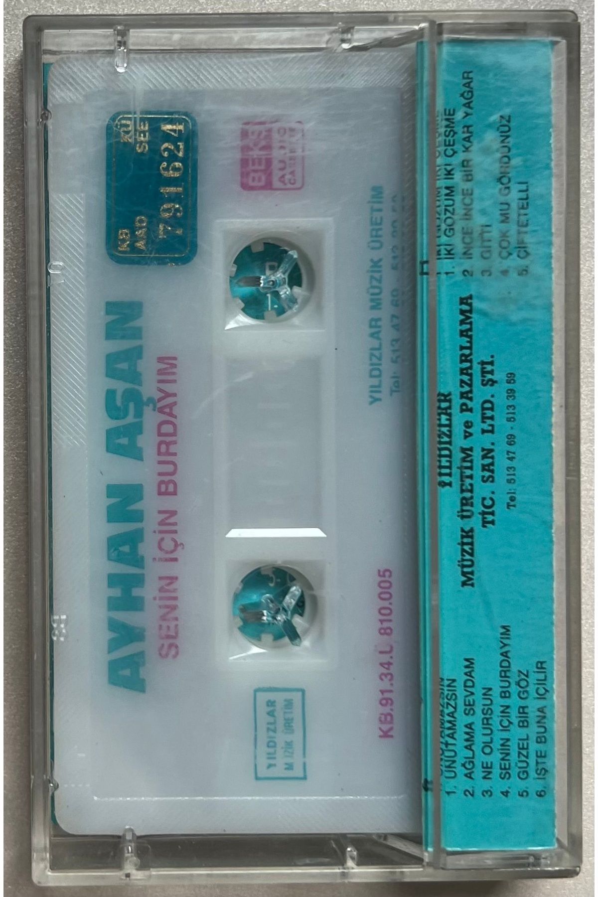 Plakevi İzmir-Ayhan Aşan I'M Here for You Cassette (Original Period Edition Cassette) 2