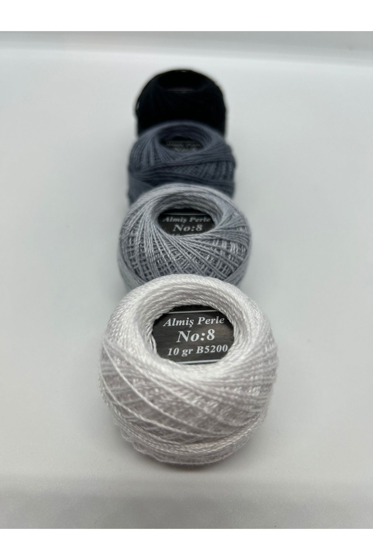 ALMİŞ-Almiş Perle Etamin-Cross-Stitch 4 Thread Set (10 Gr-No:8) 3