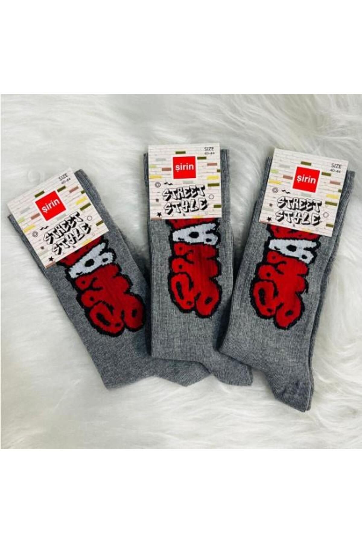 RAPAPA-Cute Unisex Stret Style Socks 3-Piece (3 PCS) Socks 3004 1