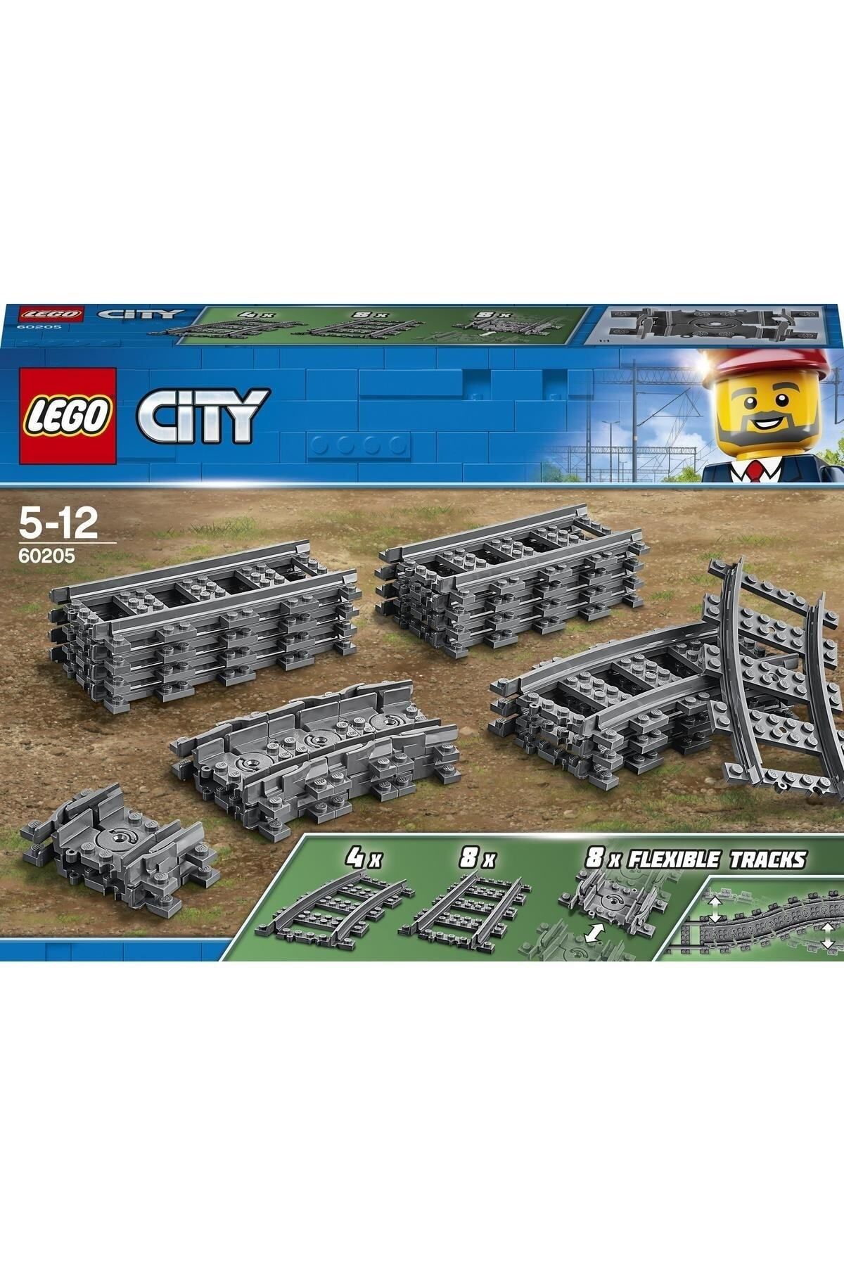 LEGO-® City Rails 60205 - Toy Construction Set for Kids (20 Pieces) 3