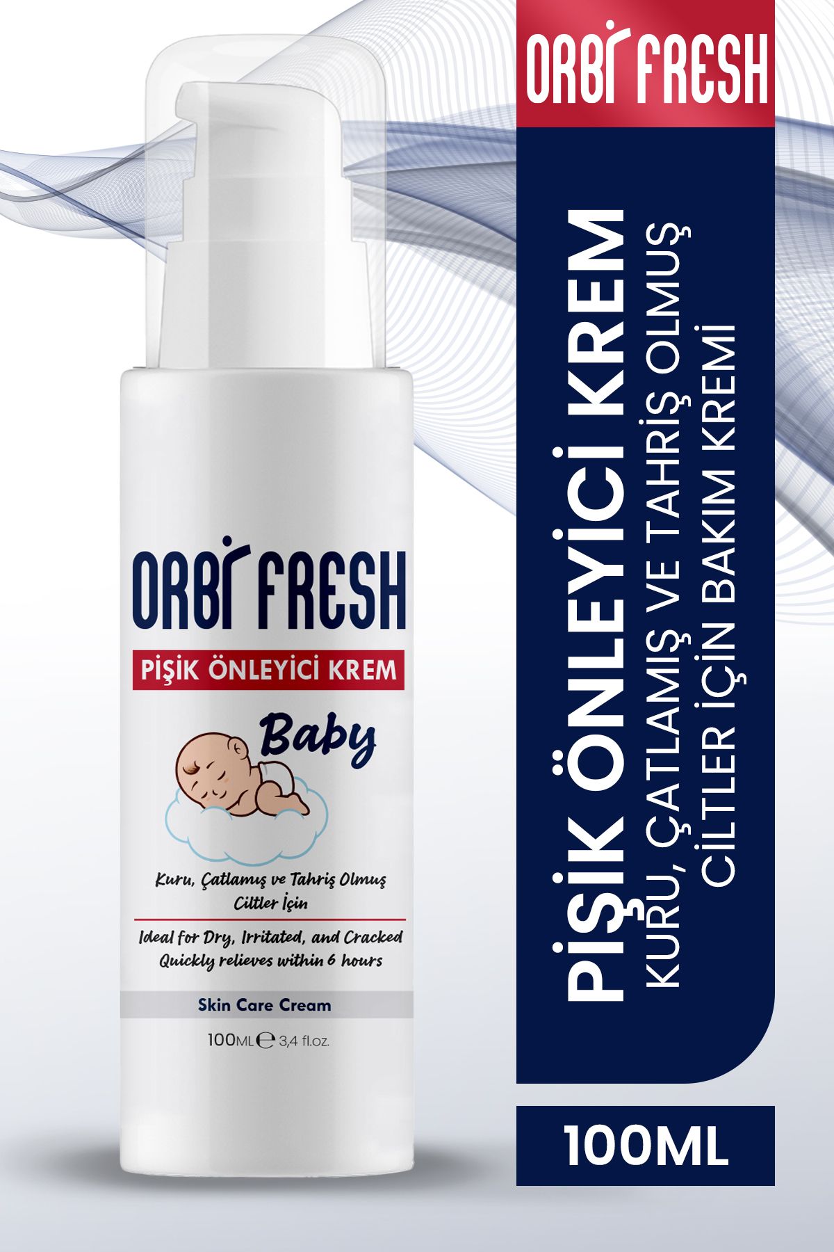 ORBIFRESH Bebek Pişik Önleyici Bakım Kremi 100ML