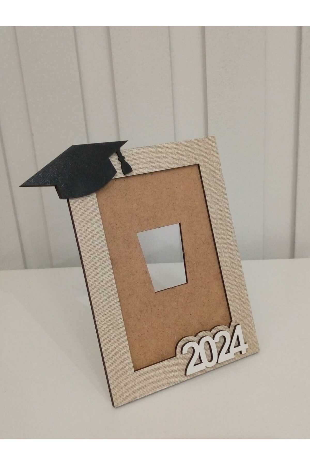 AllFayLazer 15 Adet Karne Hediyesi Öğrenci Ahşap Çerçeve 2025 Kep Mezuniyet Resim Ve Fotoğraf Çerçevesi fotoğrafı 3 (önizleme)